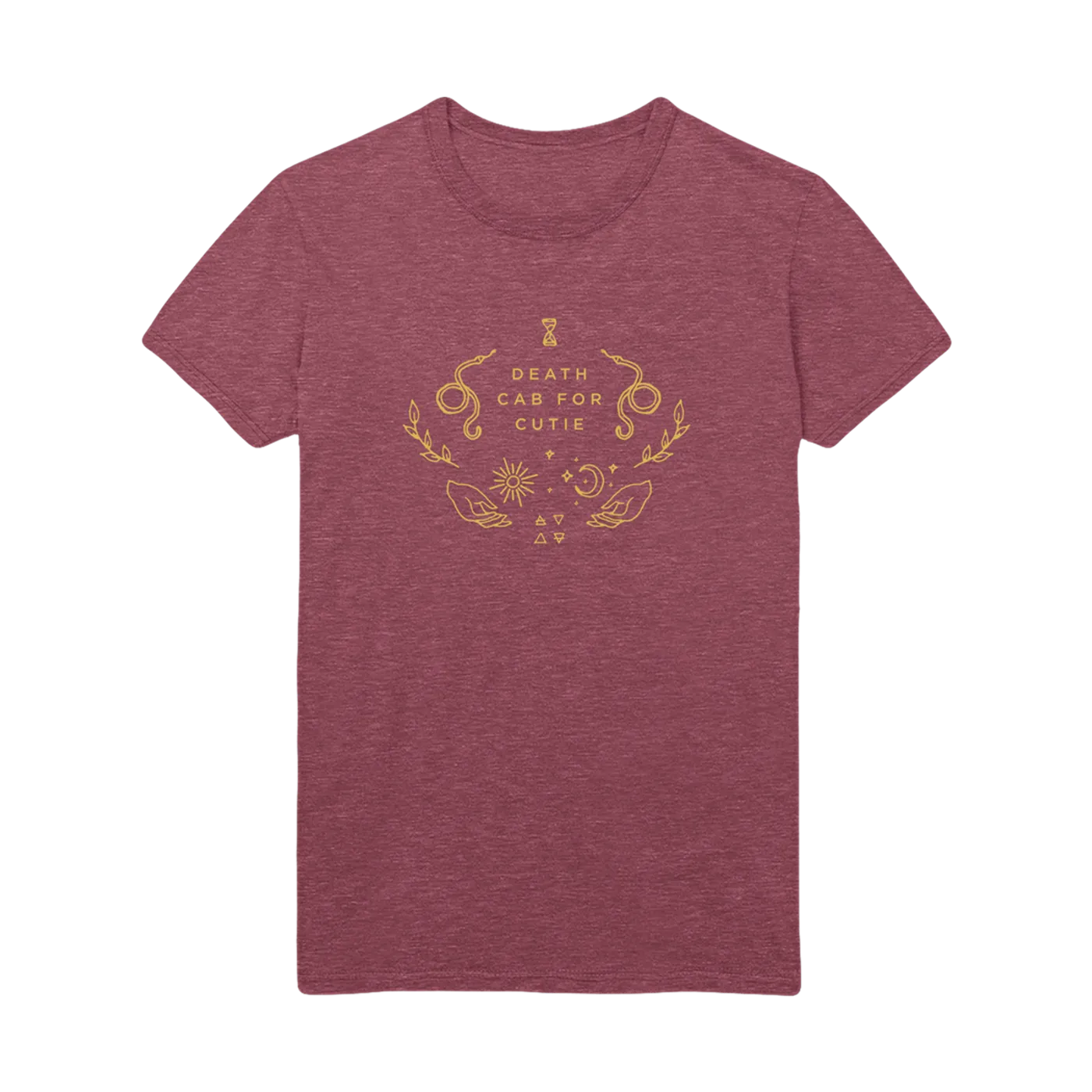 Death Cab for Cutie Celestial Tee - Heather Burgundy