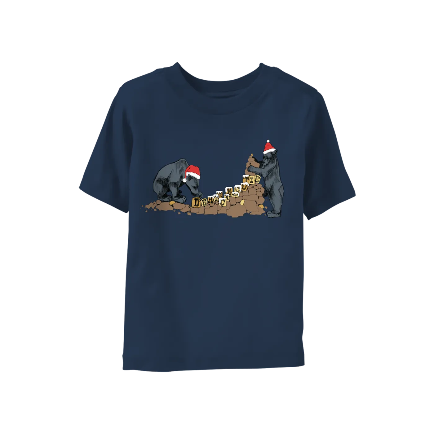 Death Cab for Cutie Bouldering Kids Tee - Navy