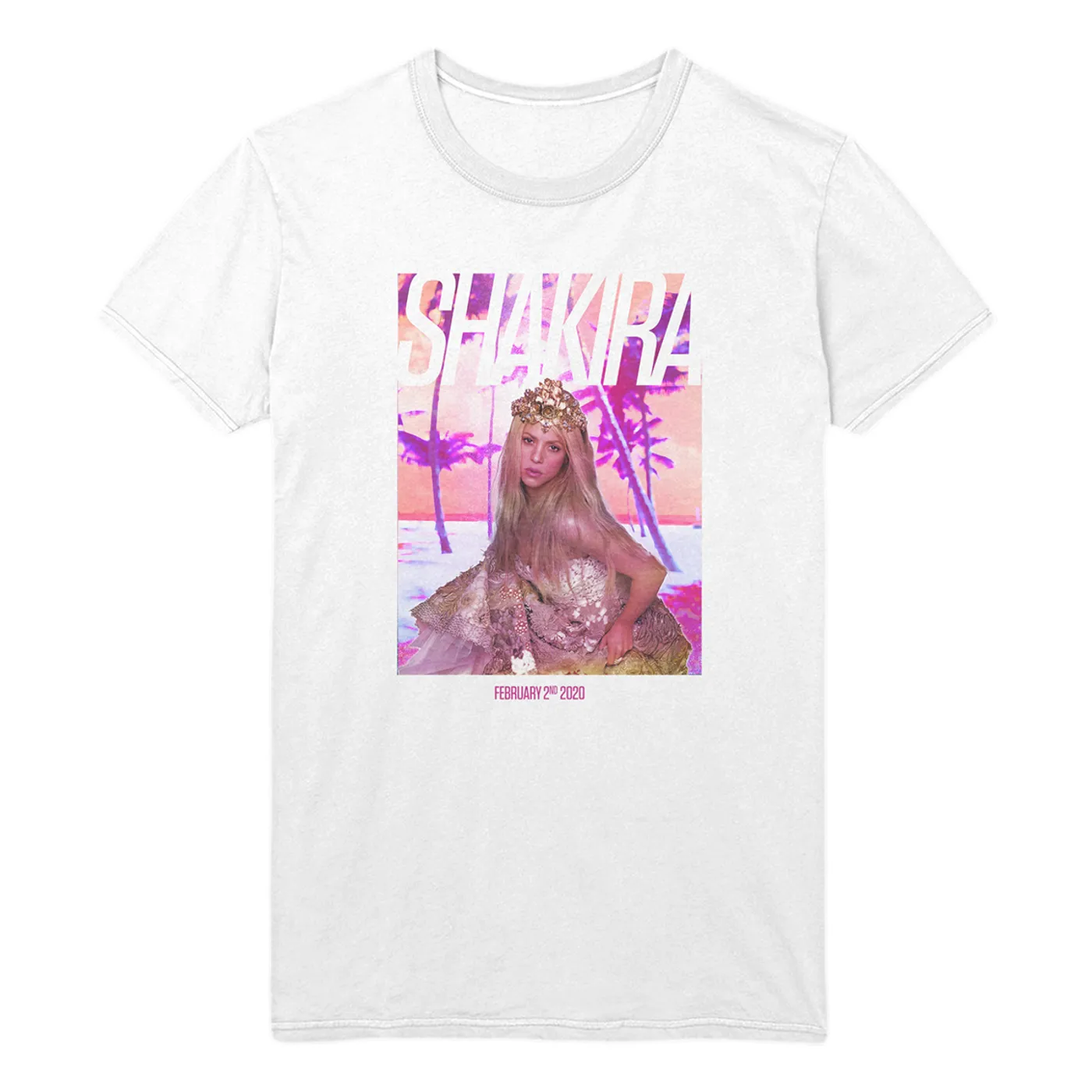 Shakira Goddess Tee - White