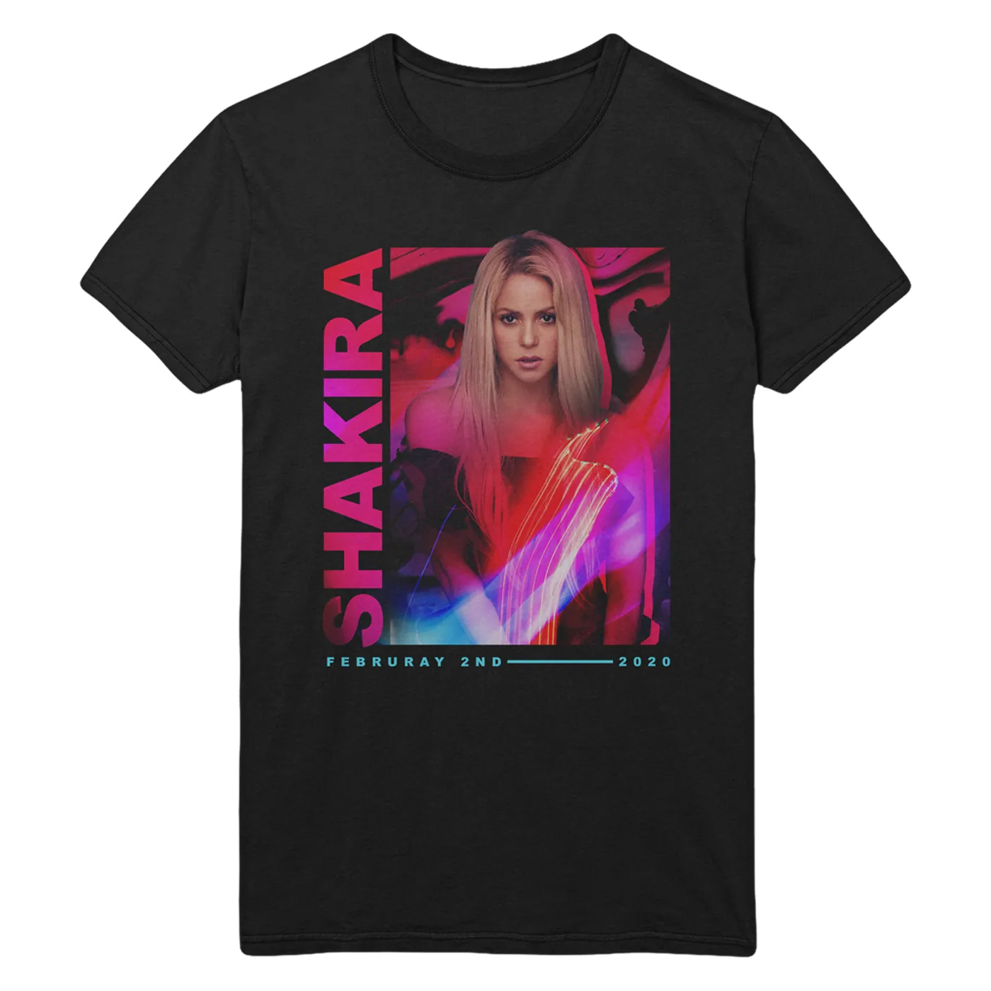 Shakira Waves Tee - Black
