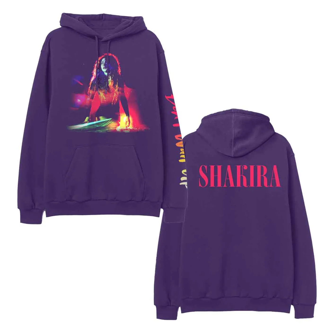 Shakira Don't Wait Up Hoodie - Purple