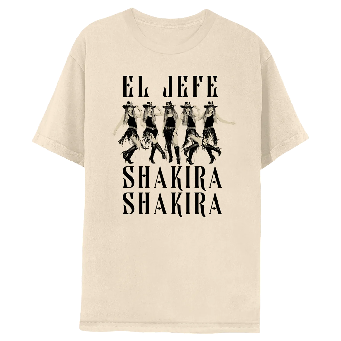 Shakira El Jefe Dancer T-shirt - Natural