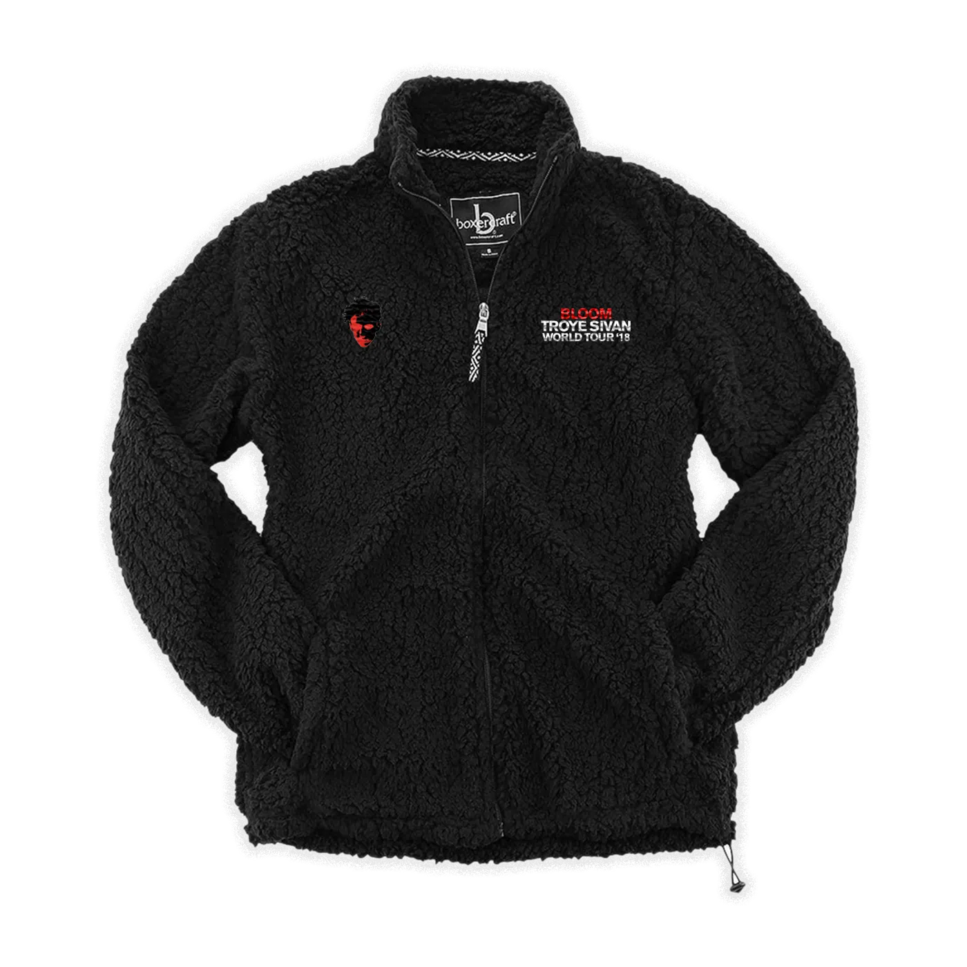 Troye Sivan BLOOM SHERPA JACKET - BLACK