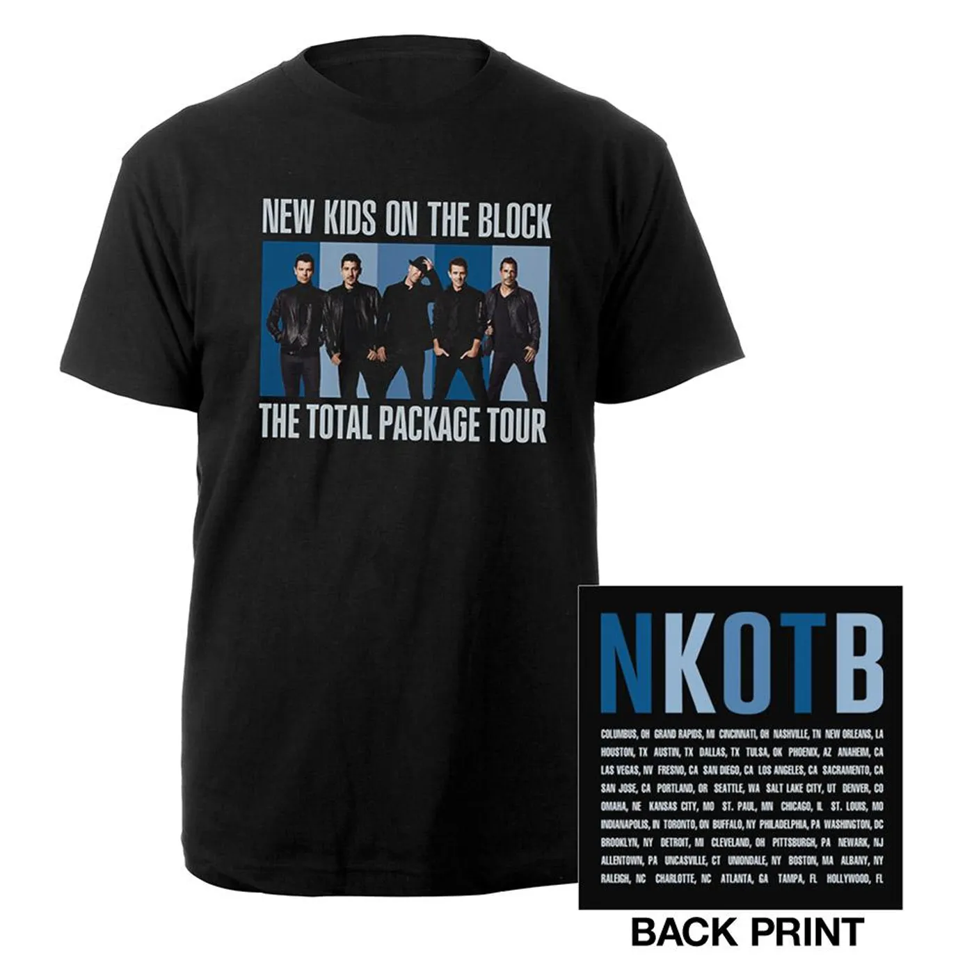 New Kids On The Block The Total Package Tour Tee