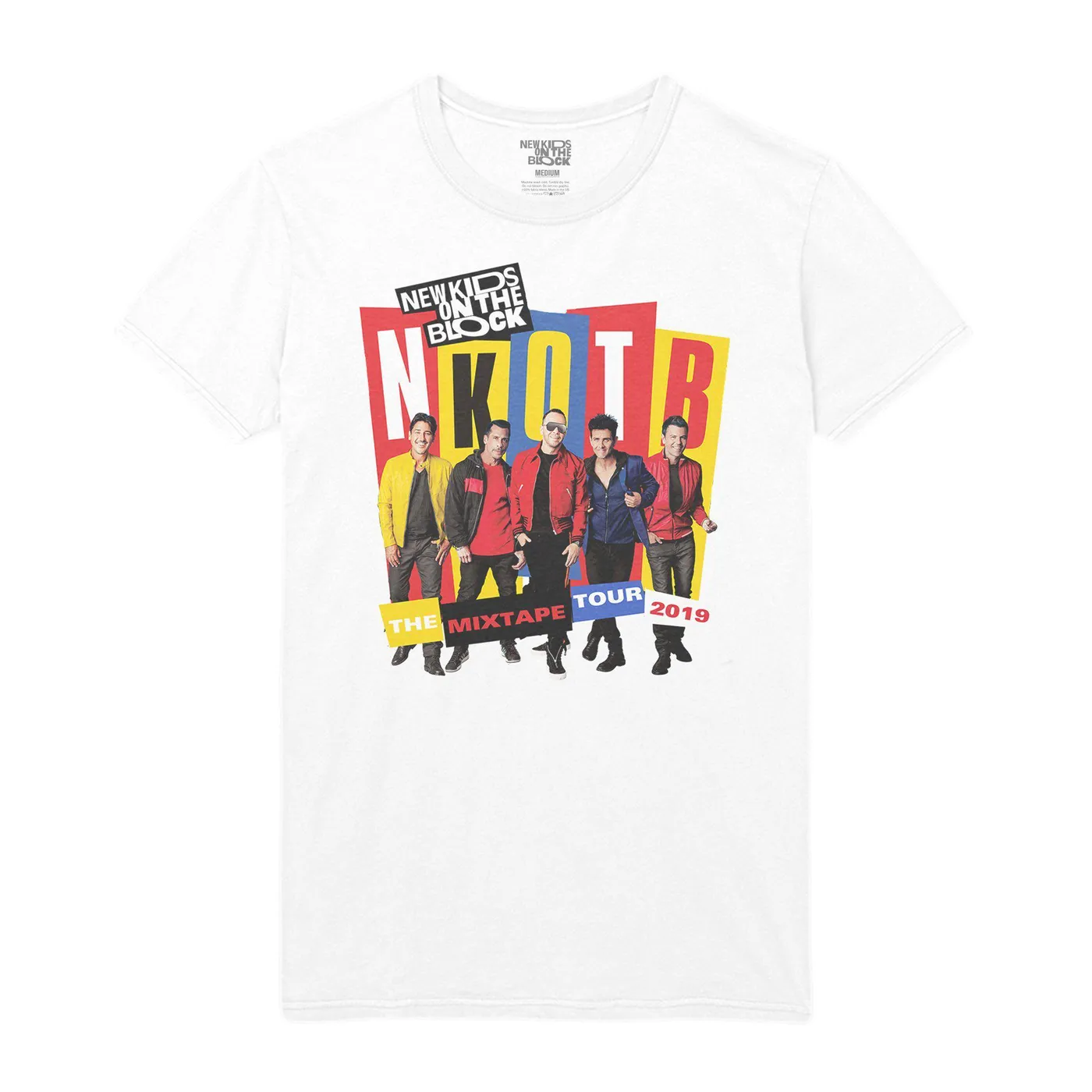 New Kids On The Block NKOTB The Mixtape Block Party Photo Tee