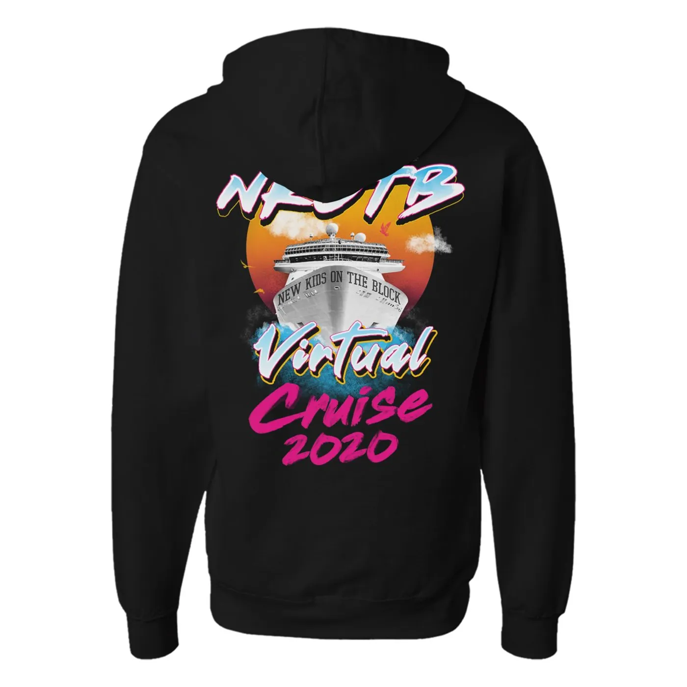 New Kids On The Block NKOTB Virtual Cruise 2020 Zip Hoodie