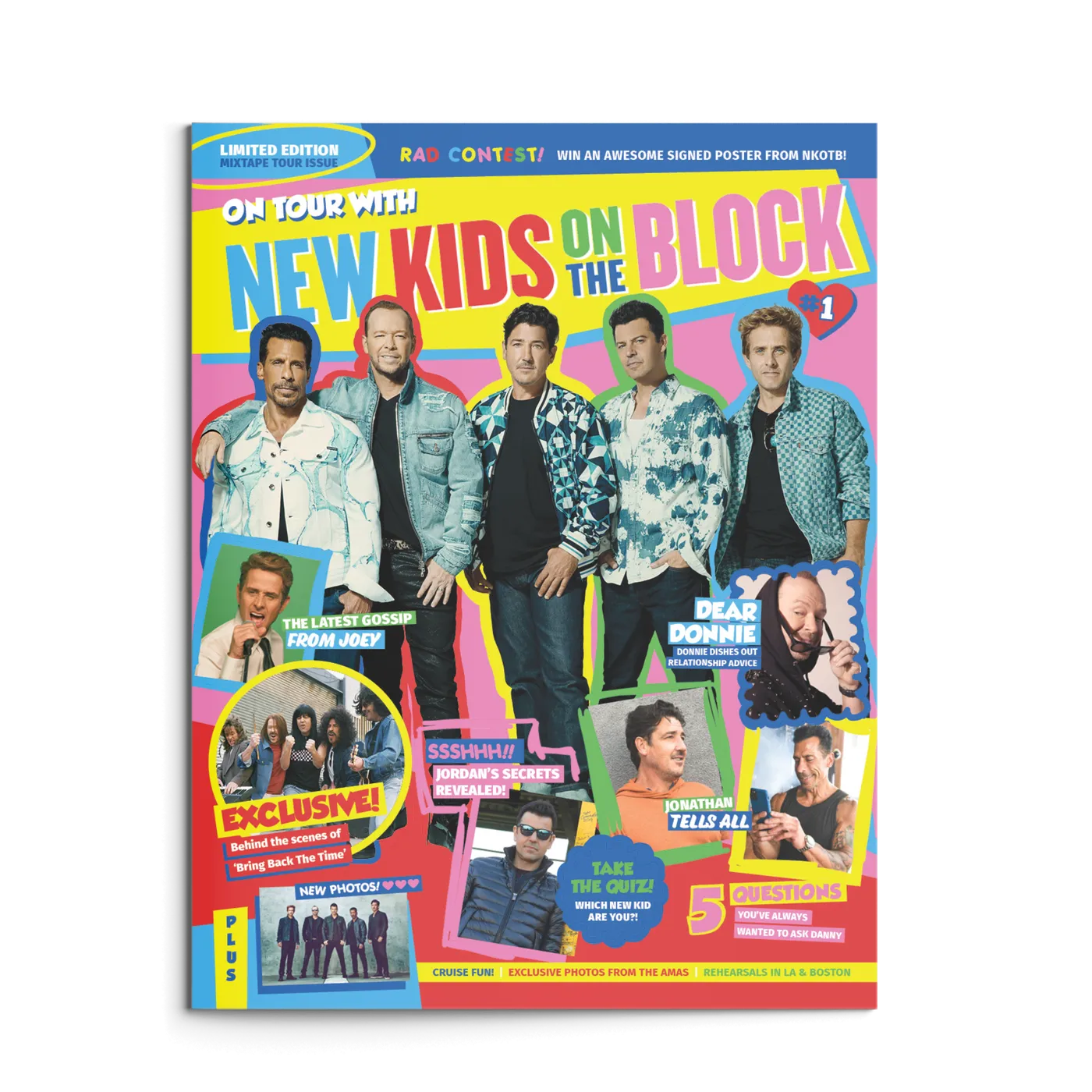 New Kids On The Block The Mixtape Tour Program