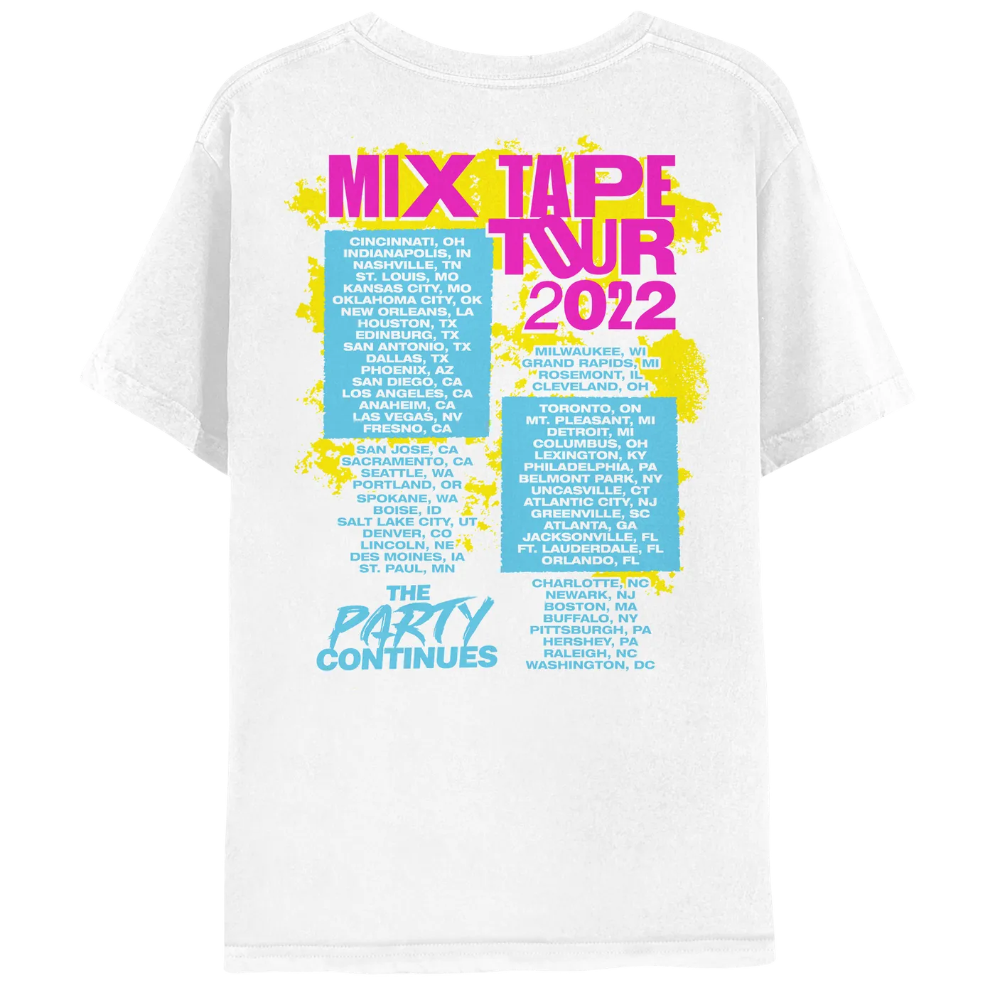 New Kids On The Block The Mixtape Tour Vintage Photo Tee