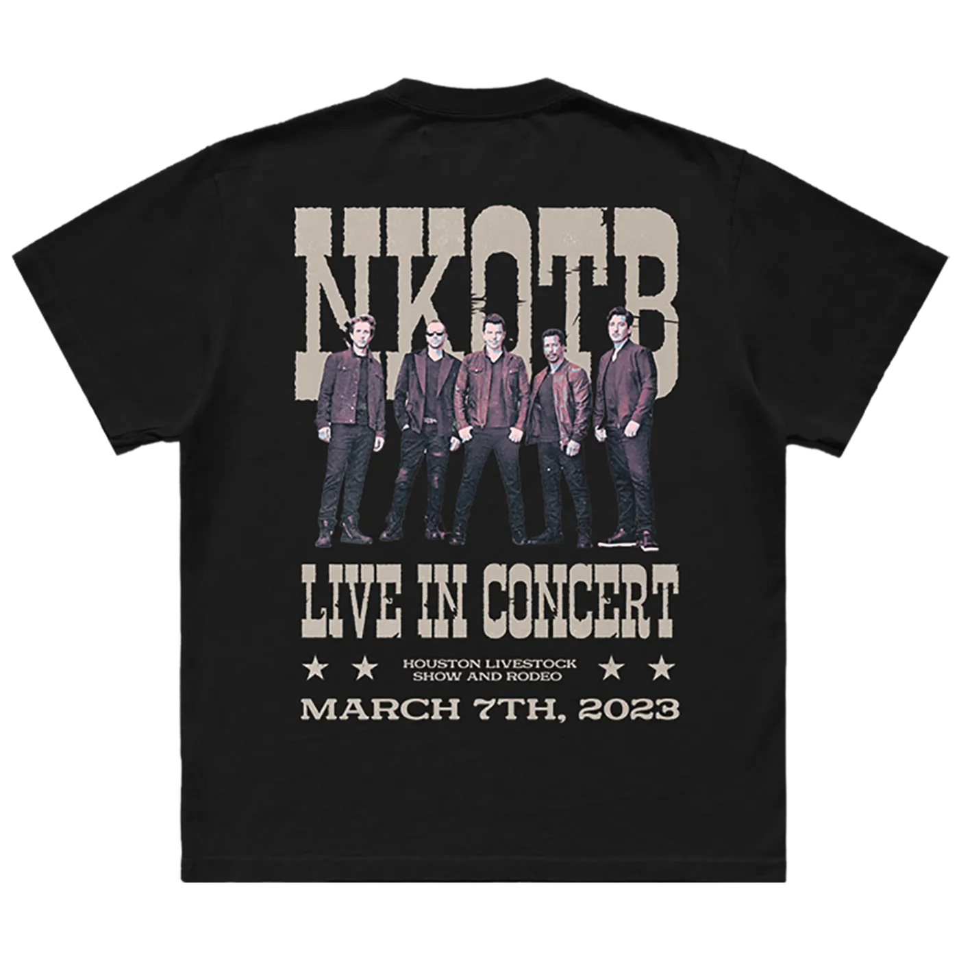 New Kids On The Block Limited Edition NKOTB Houston Rodeo Photo Tee