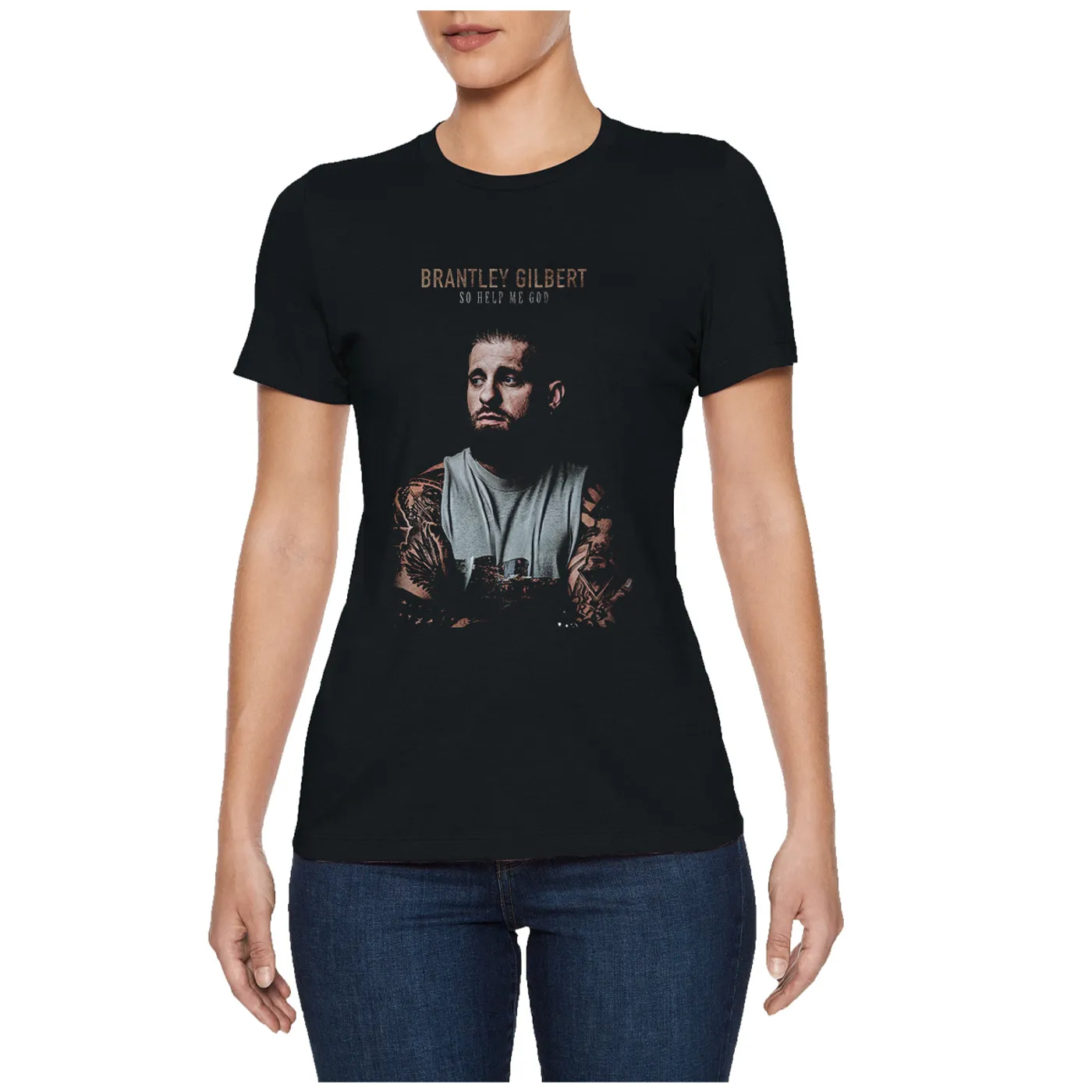 Brantley Gilbert So Help Me God Tour Ladies Tee