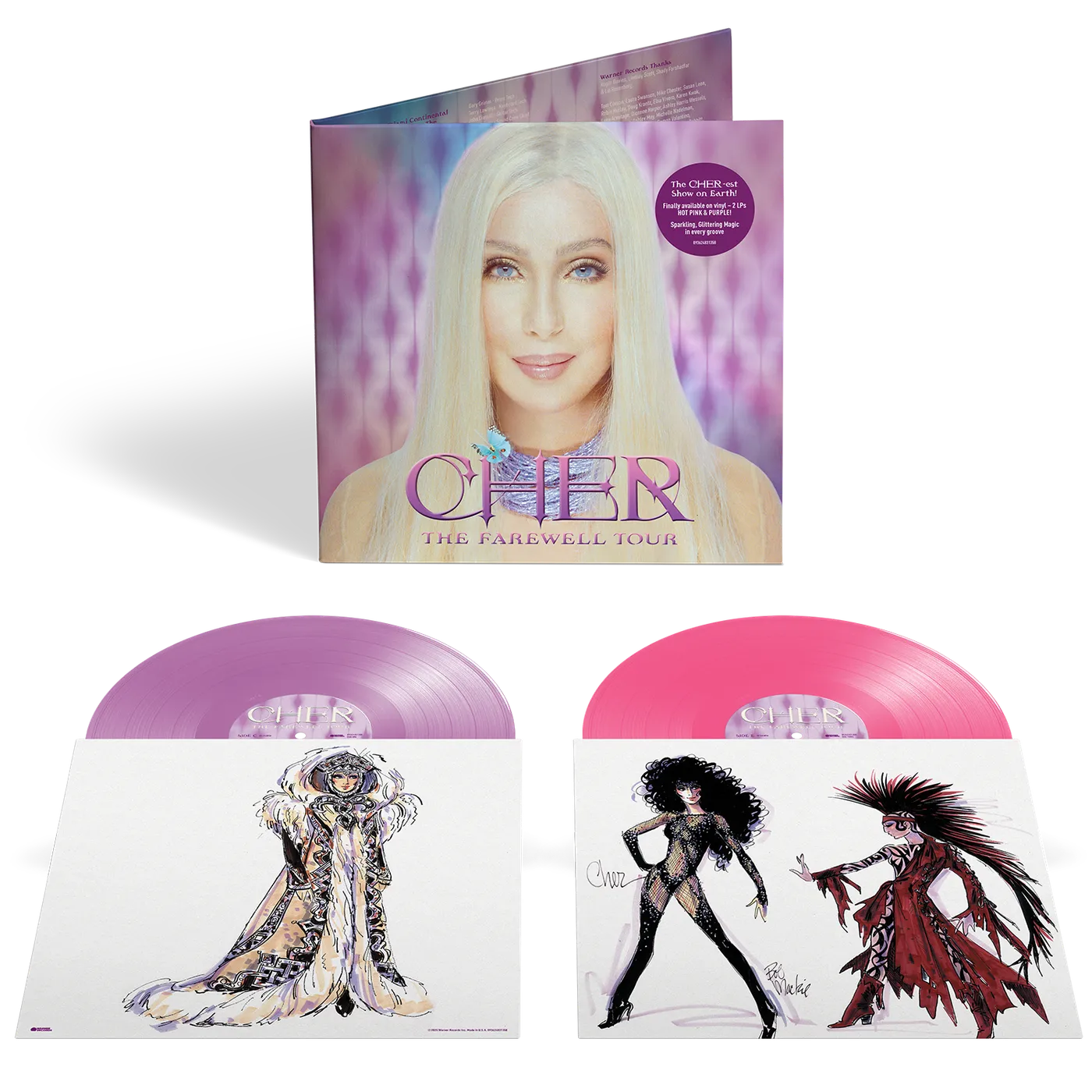 Cher The Farewell Tour (Hot Pink & Purple) 2LP