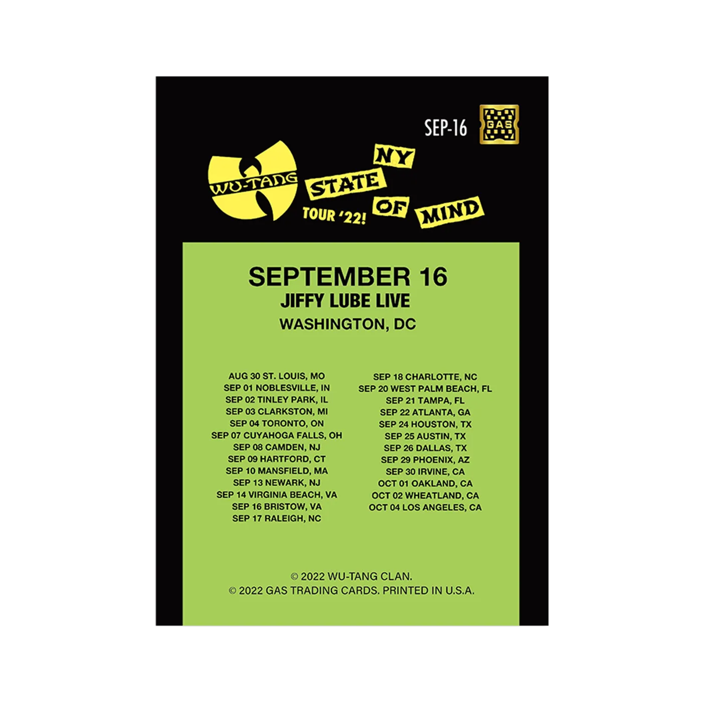 Wu-Tang Clan Limited Edition WuTangClan.com and iconic.collectionzz.com Exclusive Silver Rain Foil with art by Tom Walker (BRISTOW, VA)