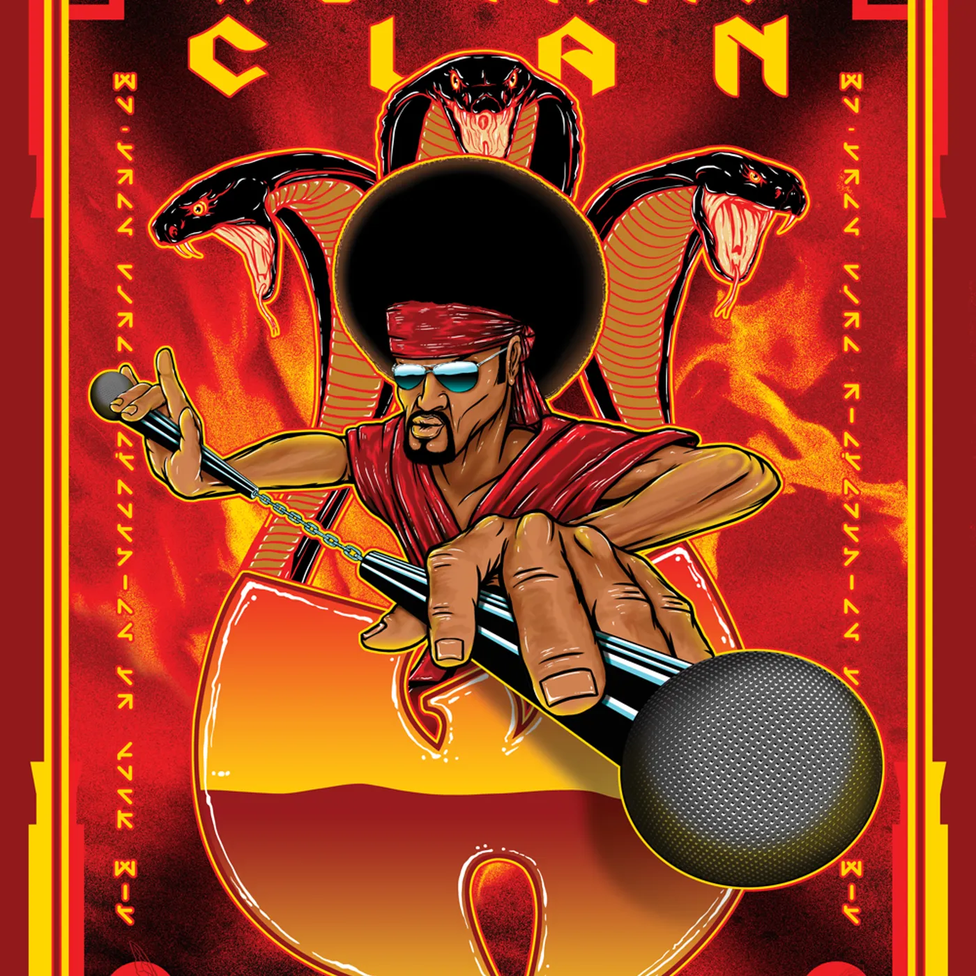 Wu-Tang Clan Mansfield September 10, 2022 Print