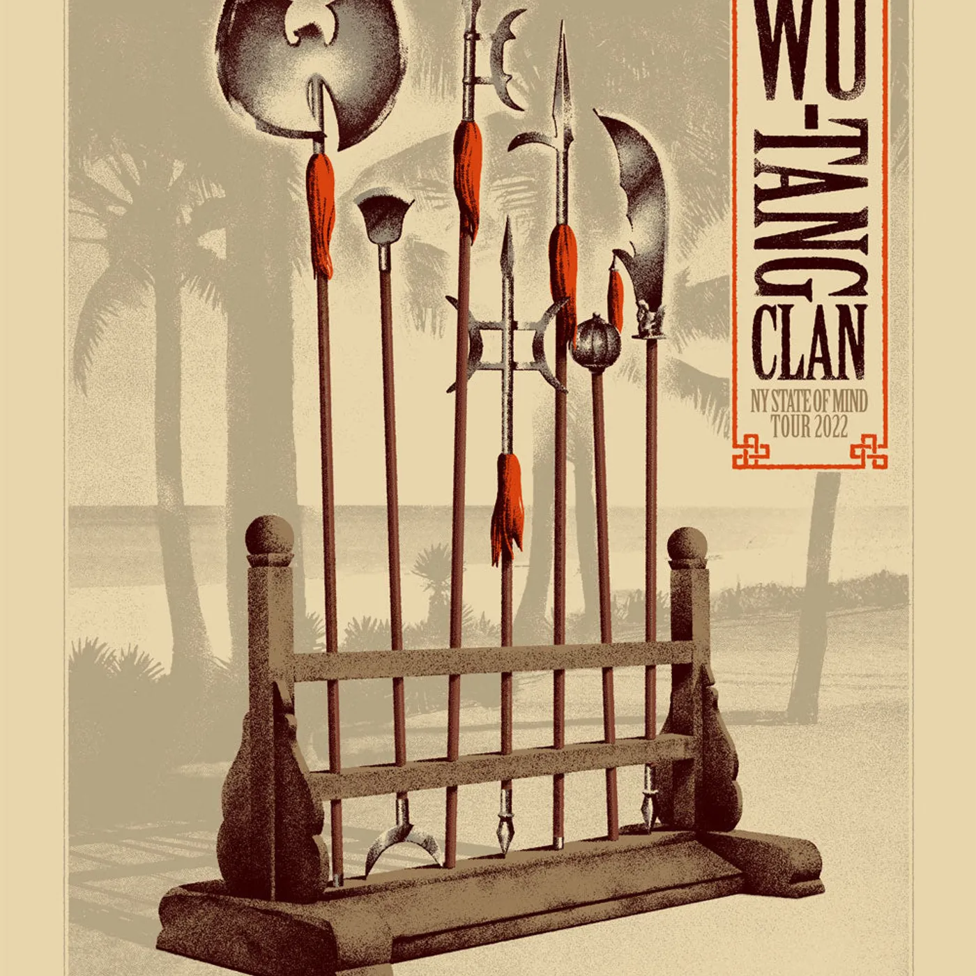 Wu-Tang Clan West Palm Beach September 20, 2022 Print