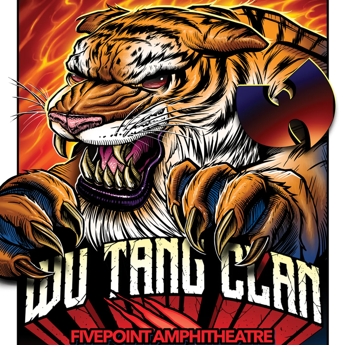 Wu-Tang Clan Irvine September 30, 2022 Print