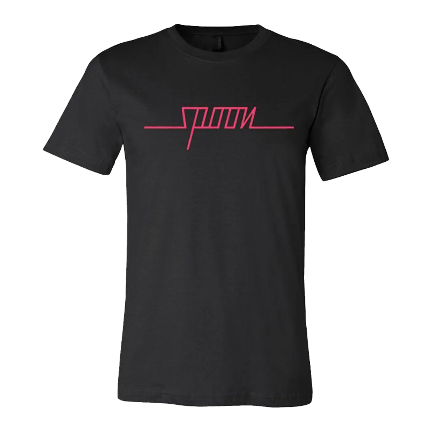 Spoon LESLEY HERMANN LOGO BLACK T-SHIRT