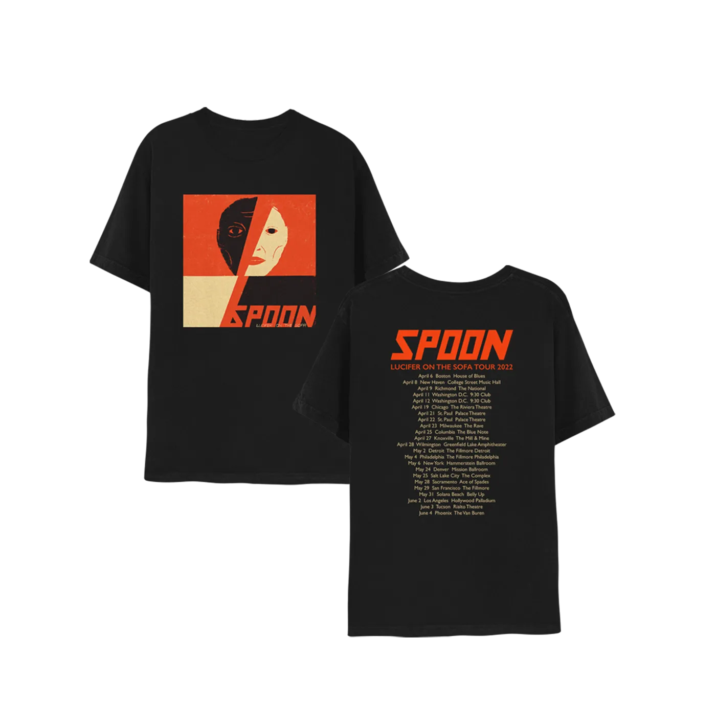 Spoon Lucifer On The Sofa Tour Tee