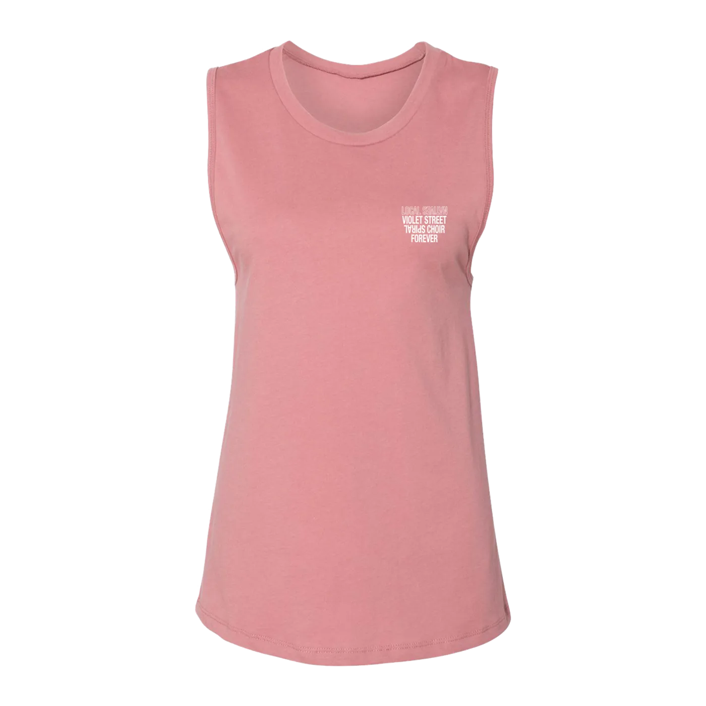 Local Natives WAIGLY Mauve Women's Muscle Tank
