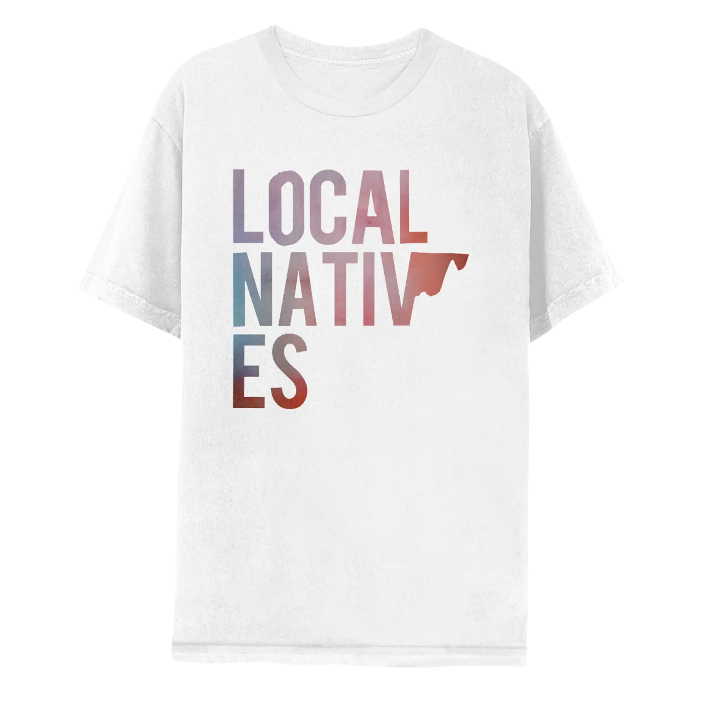 Local Natives Hummingbird Logo White Tee
