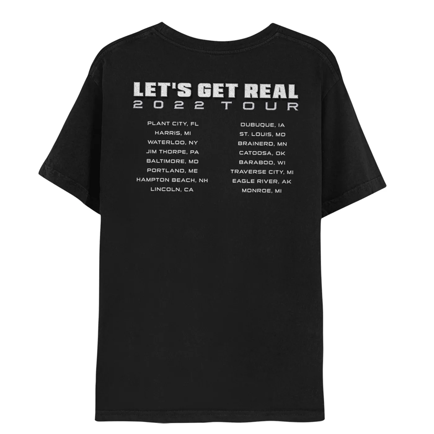 Tesla Tour 2022 Let's Get Real Tee
