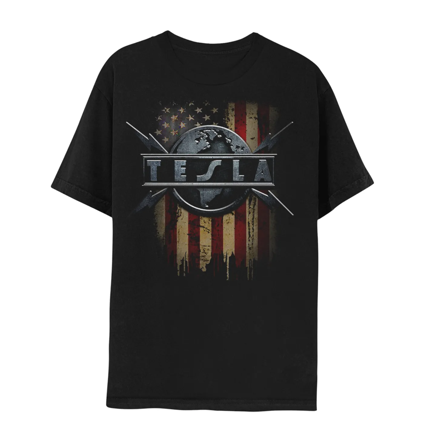 Tesla Tour 2022 Flag Tee