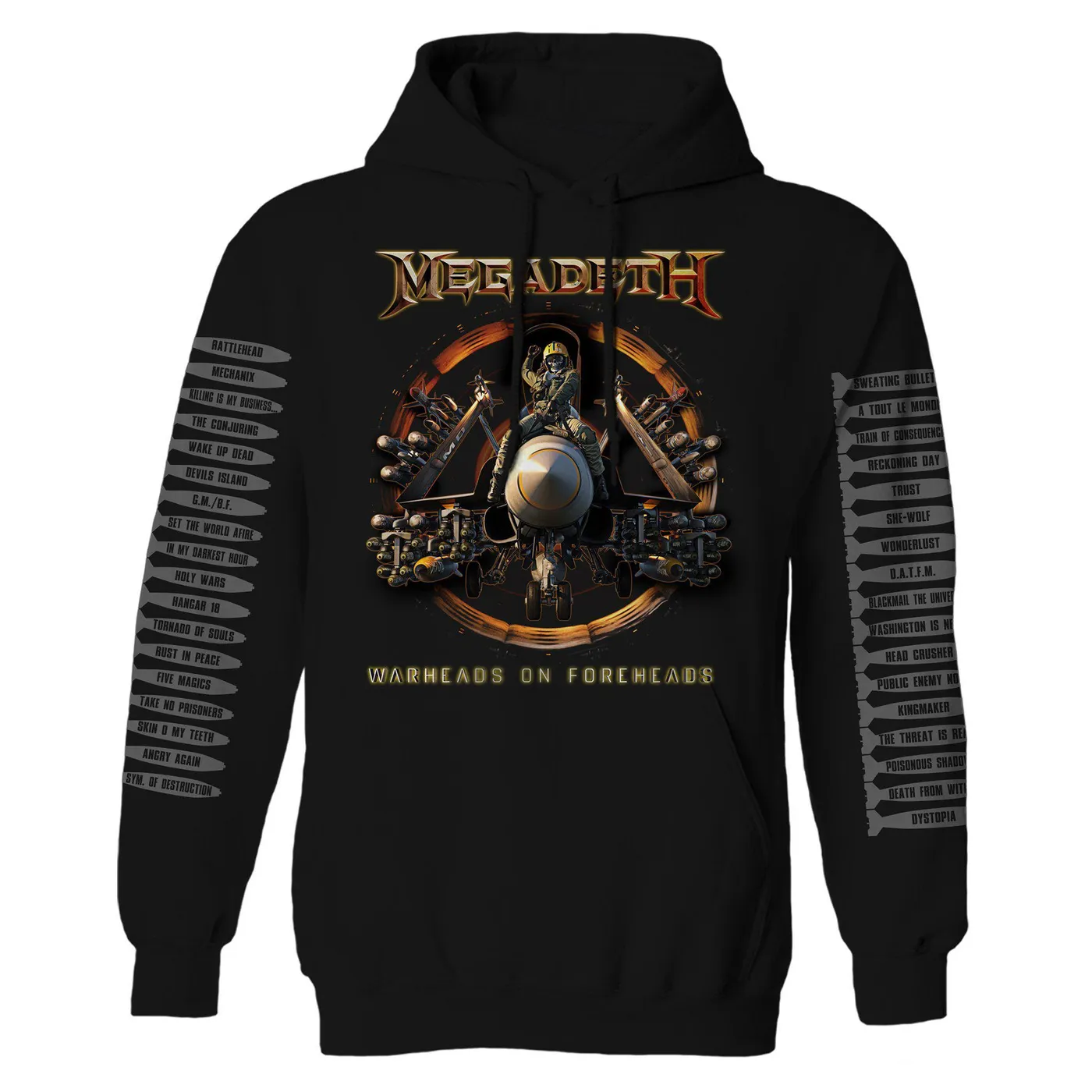 Megadeth Warheads on Foreheads Reactor Pullover Sweatshirt