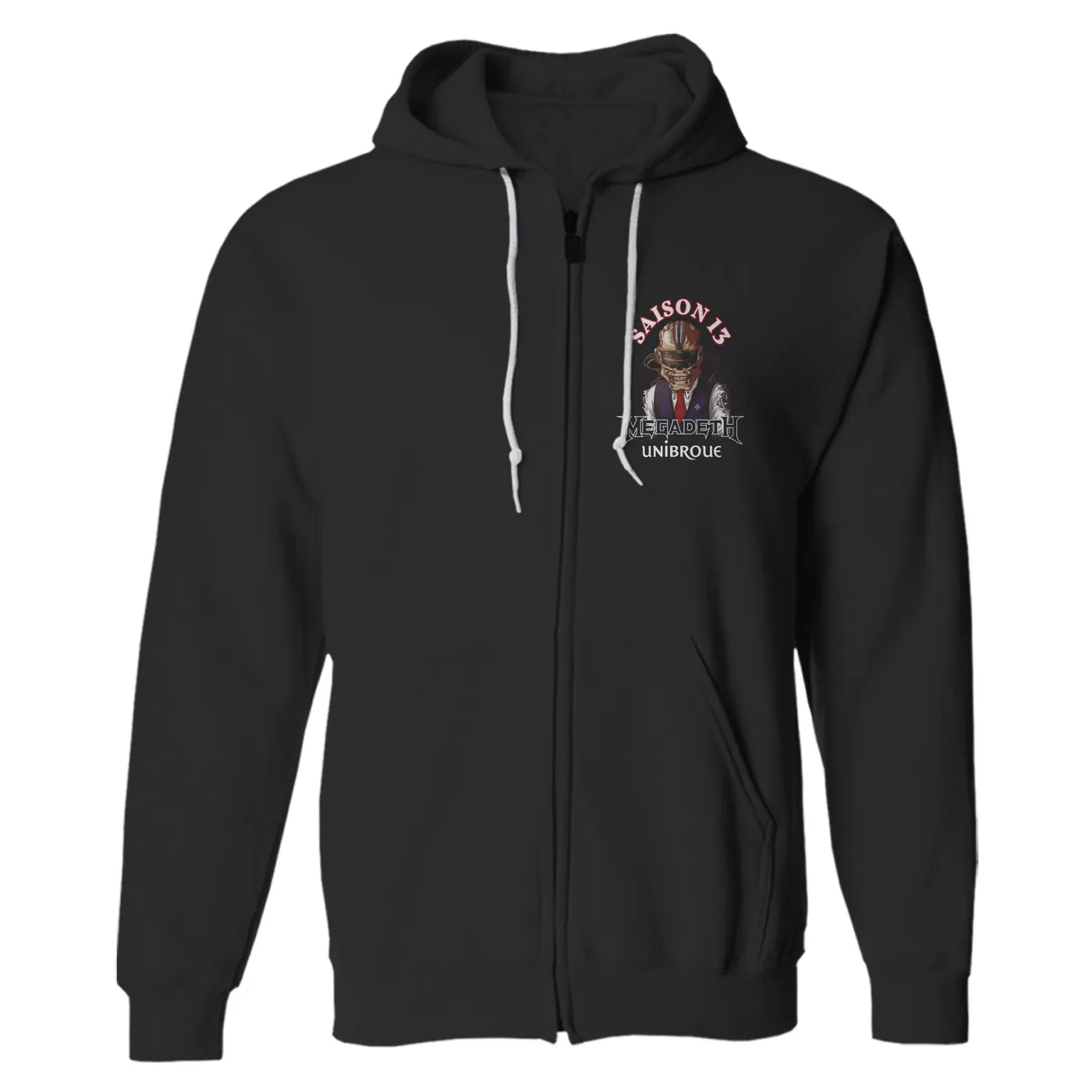 Megadeth Unibroue Saison 13 Zip Hoodie