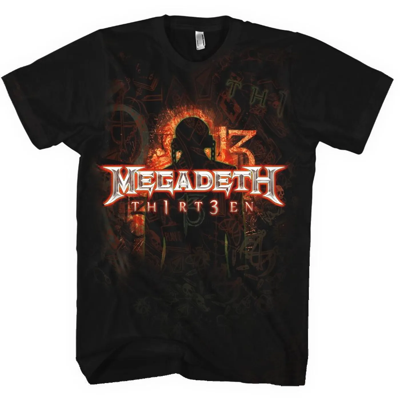 Megadeth Th1rt3en tee