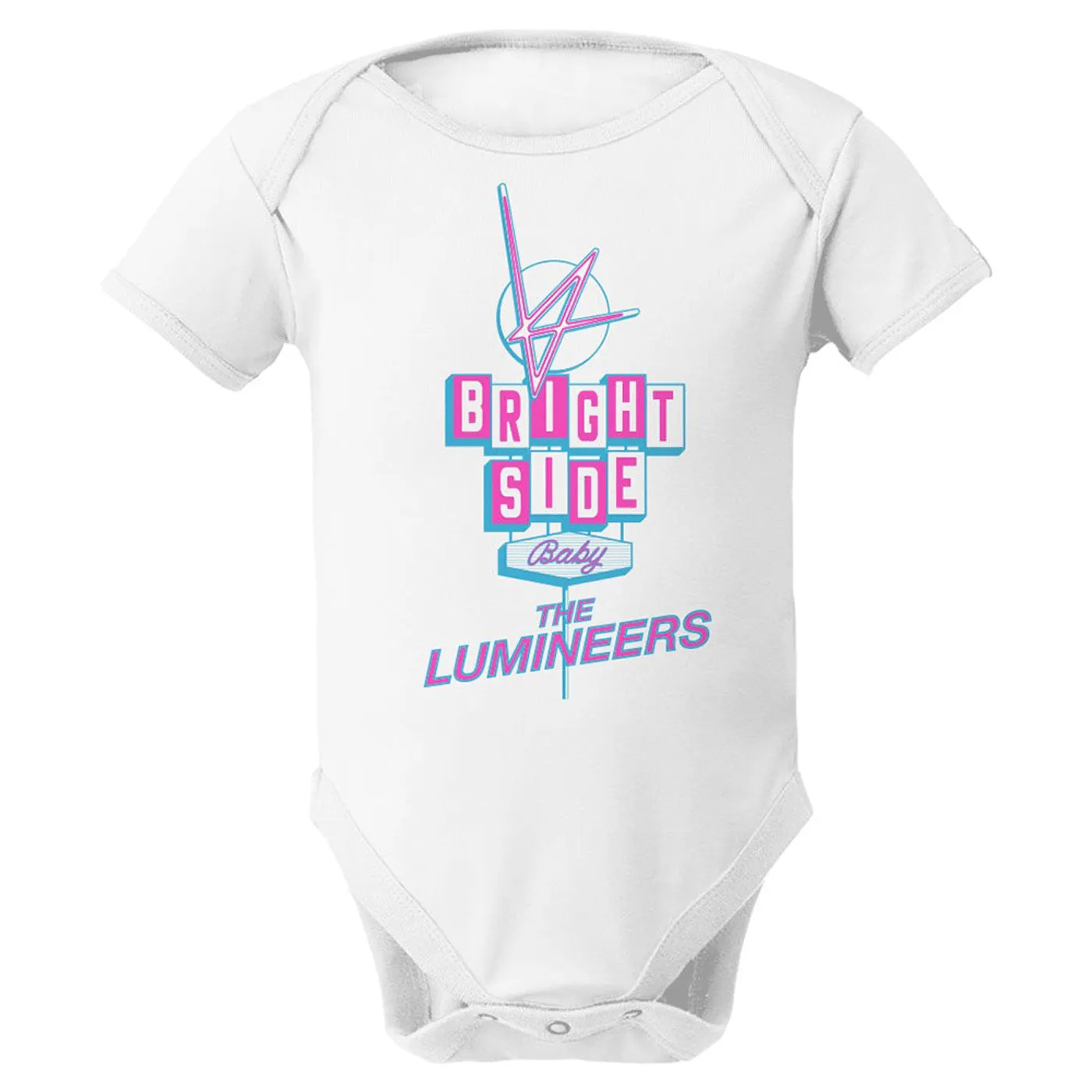 The Lumineers BRIGHTSIDE Roadside Motel Baby Onesie