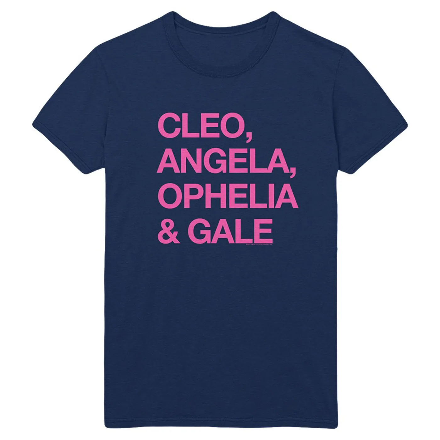 The Lumineers Ladies Names Cleopatra Navy Tee