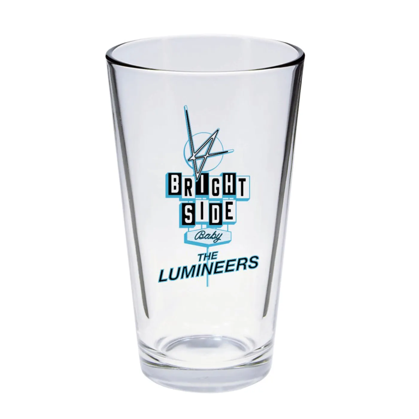 The Lumineers BRIGHTSIDE Motel Pint Glass