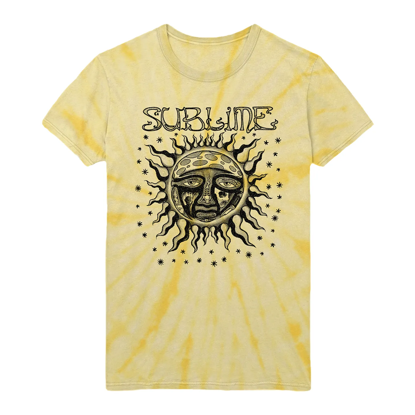 Sublime Yellow Tie-Dye Sun Tee