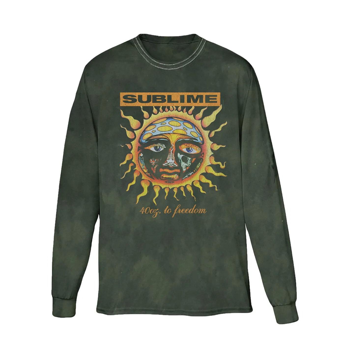 Faded Green Sublime Sun Longsleeve