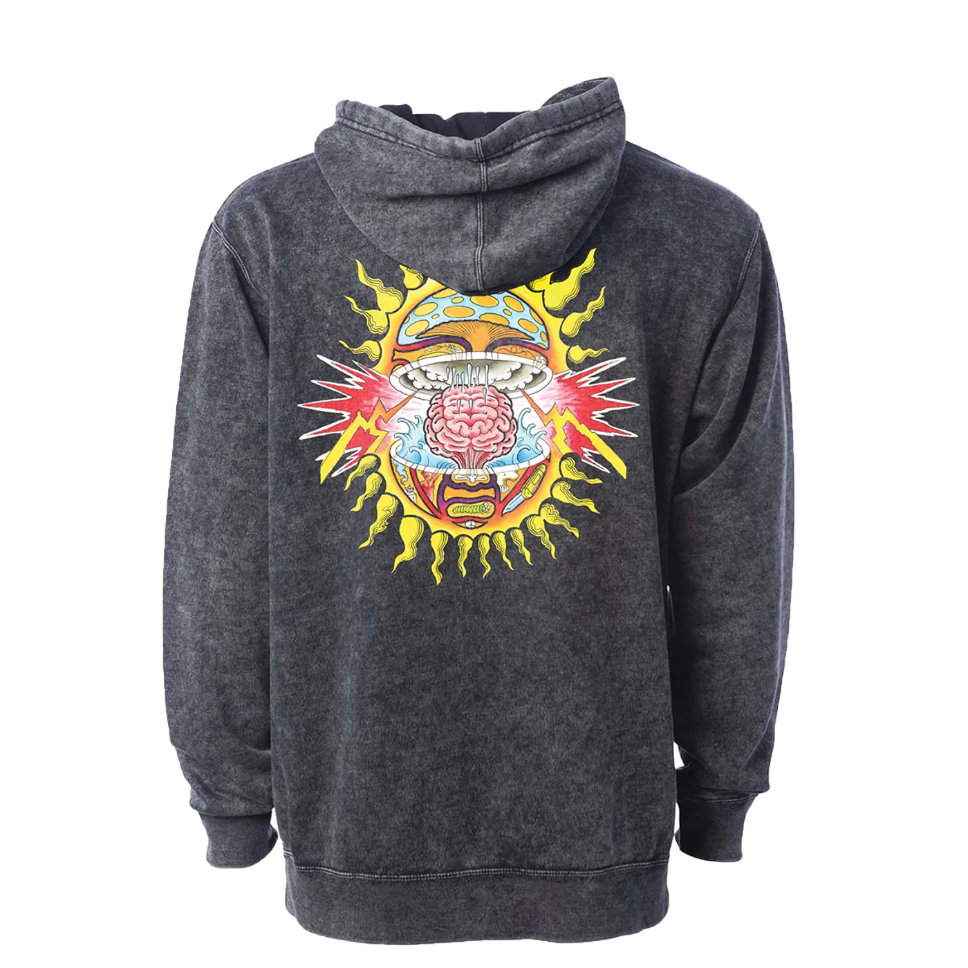 Sublime Mind-Blown Sun Mineral Wash Hoodie