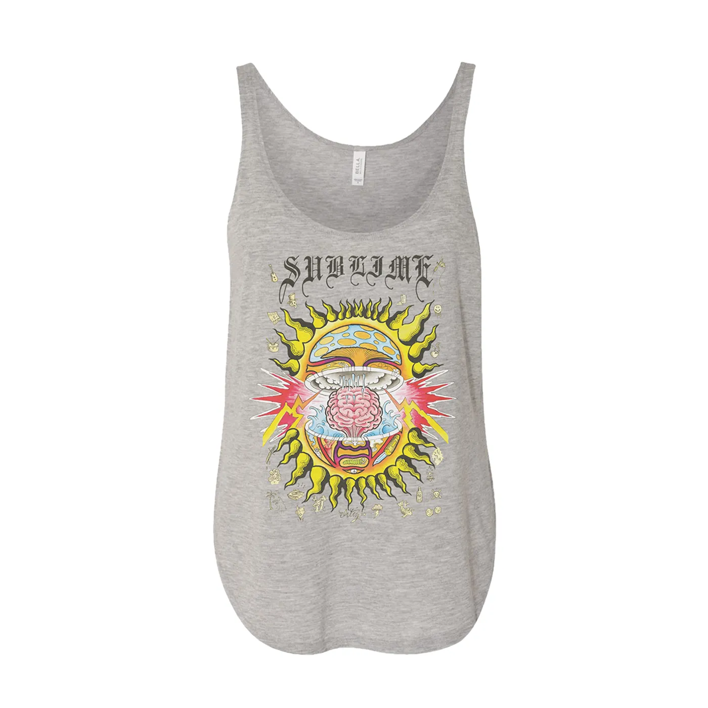 Sublime Mind Blown Women's Gray Tank