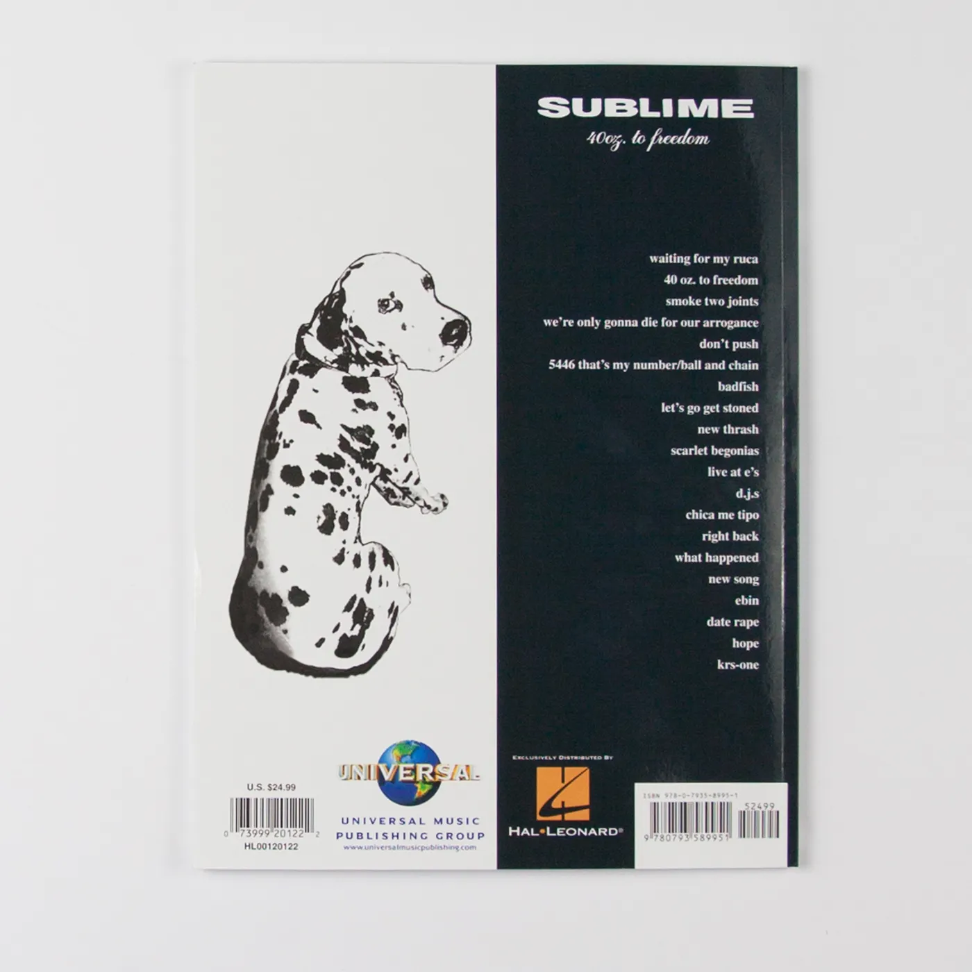 Sublime 40 Oz. To Freedom Songbook