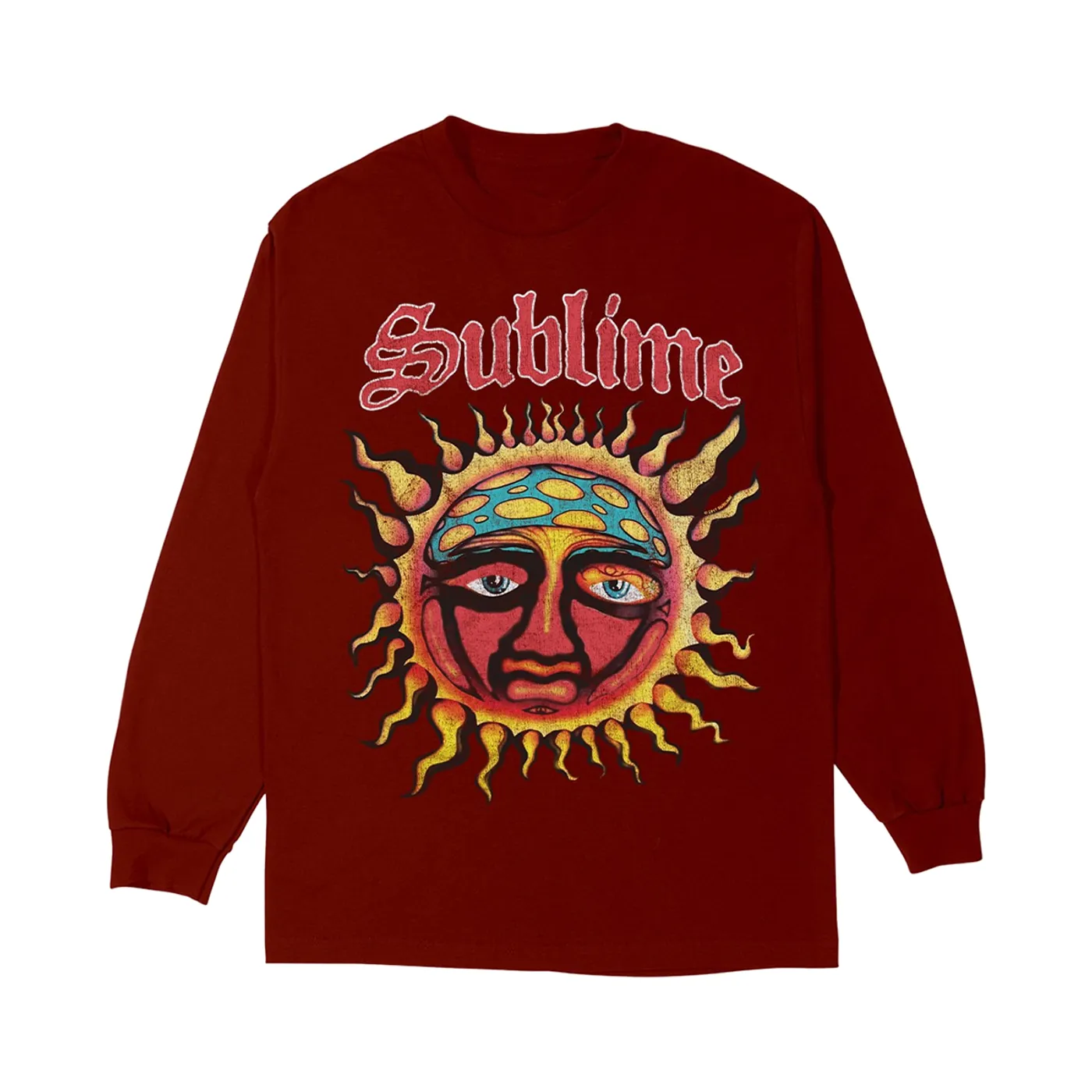 Maroon Sublime Sun Longsleeve