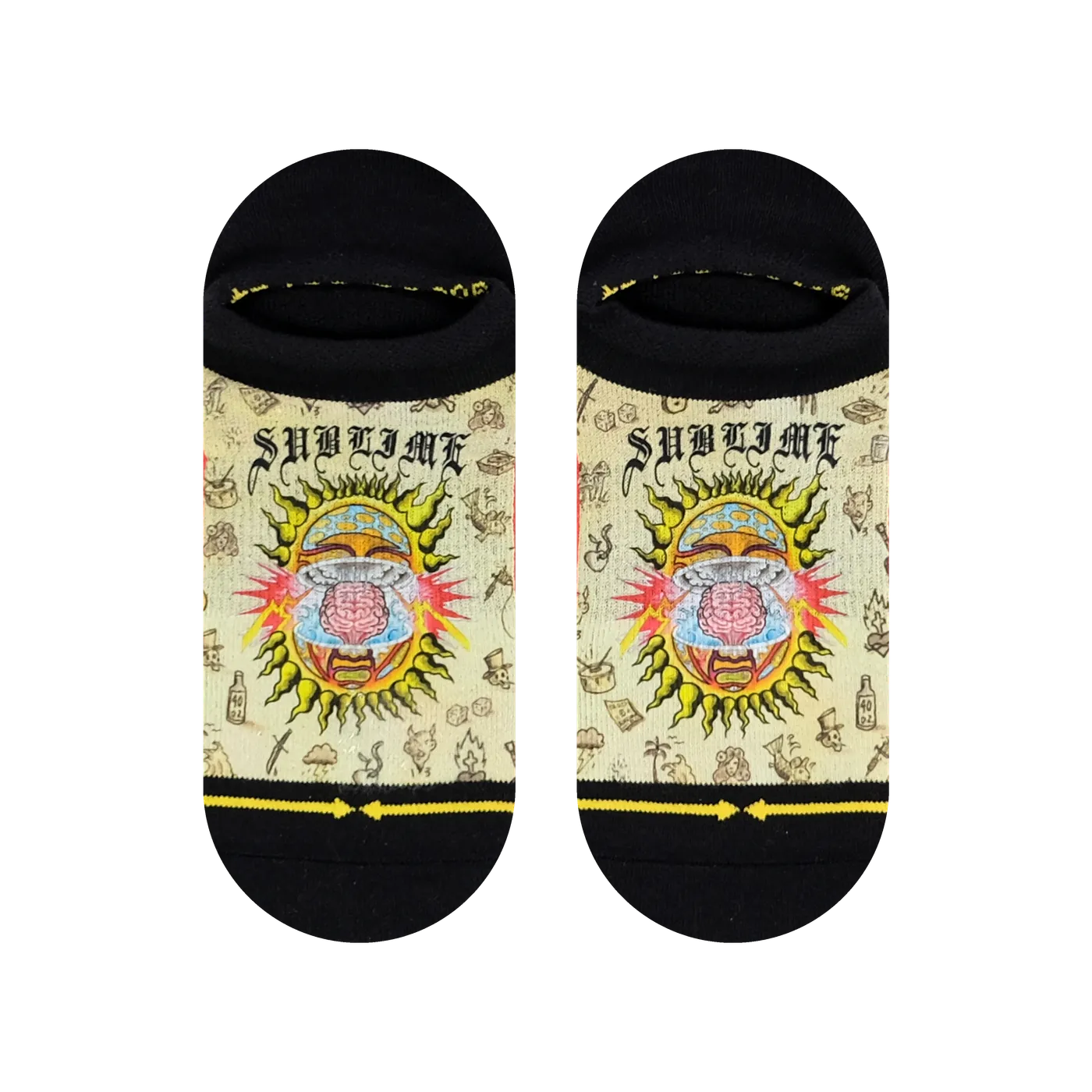 Sublime Mind Blown Sun No Show Socks