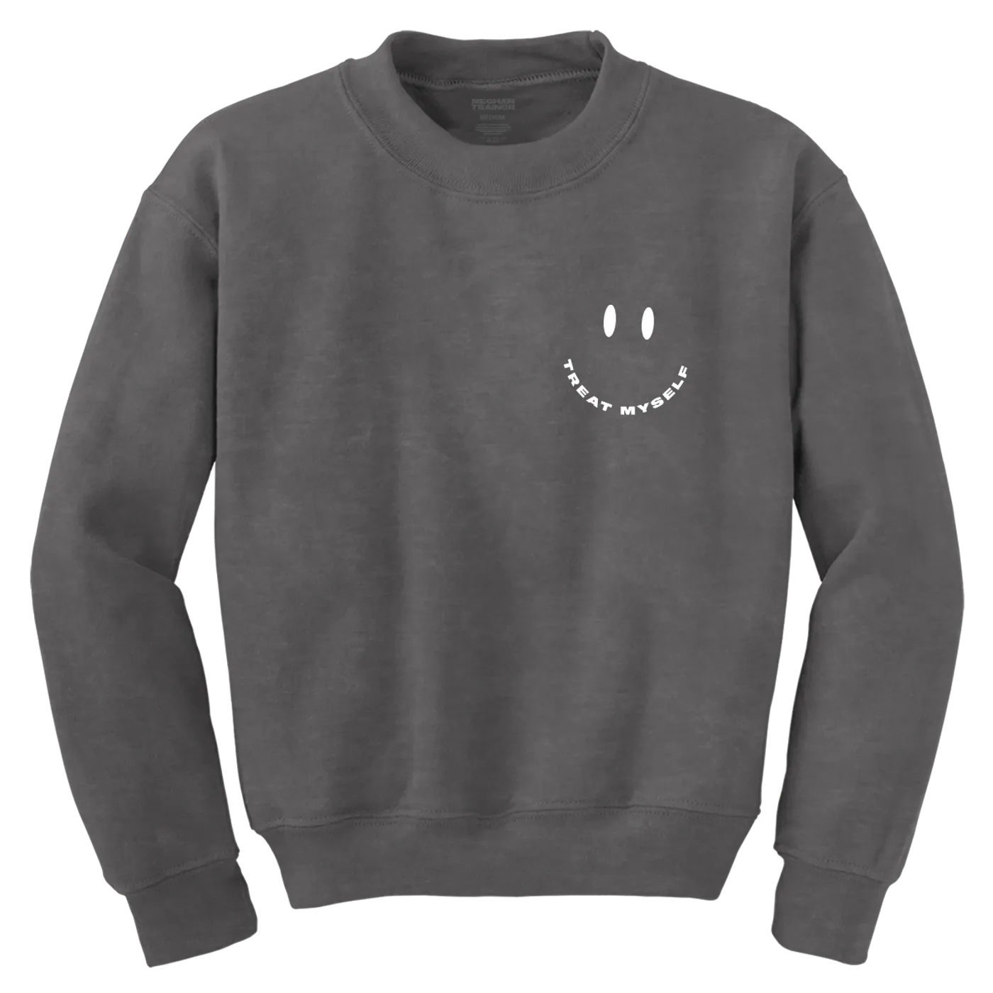 Meghan Trainor TREAT MYSELF SMILE CREWNECK
