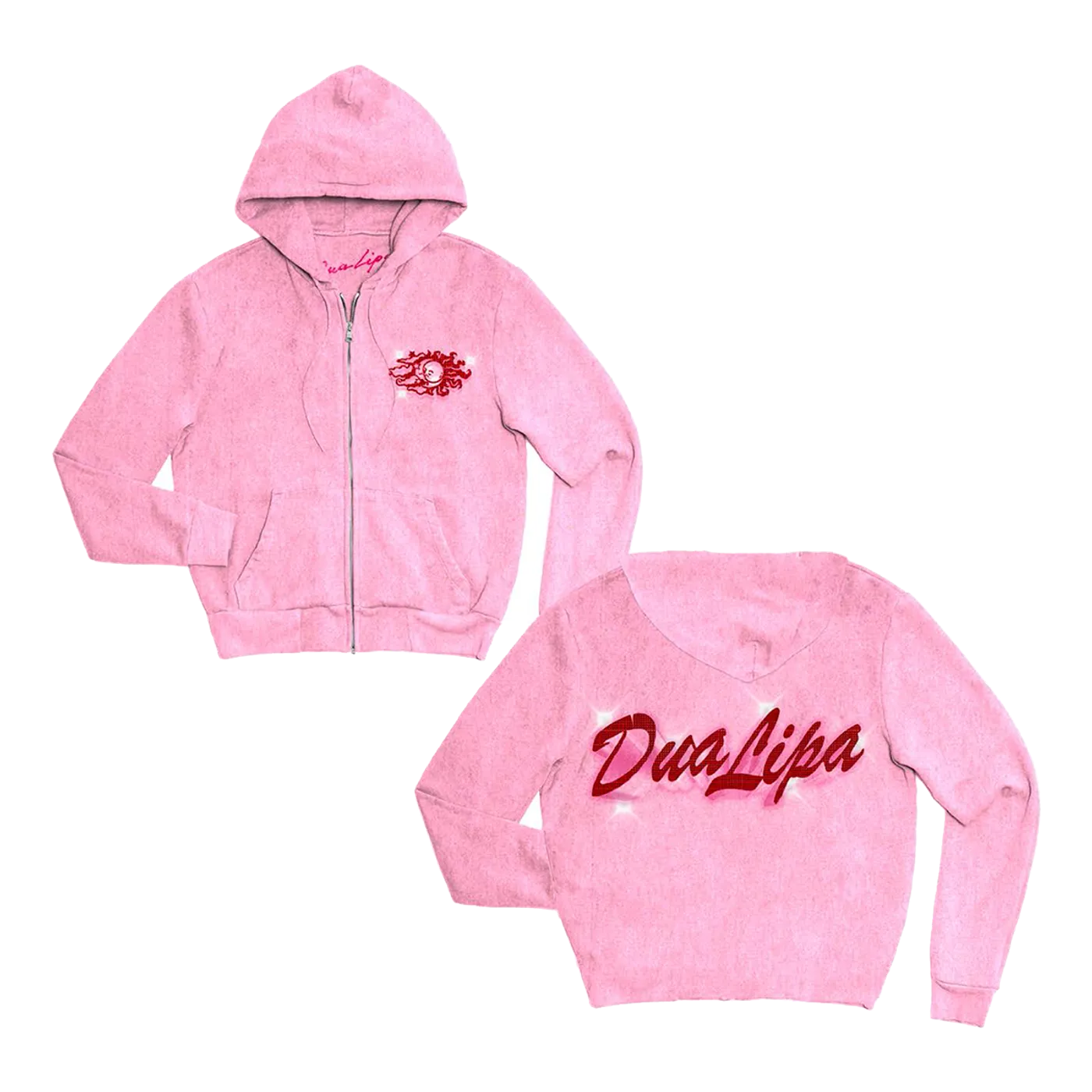 Dua Lipa Sun & Moon Zip Hoodie