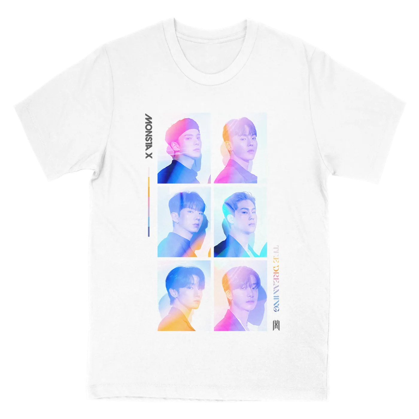 MONSTA X Iridescent Grid Tee