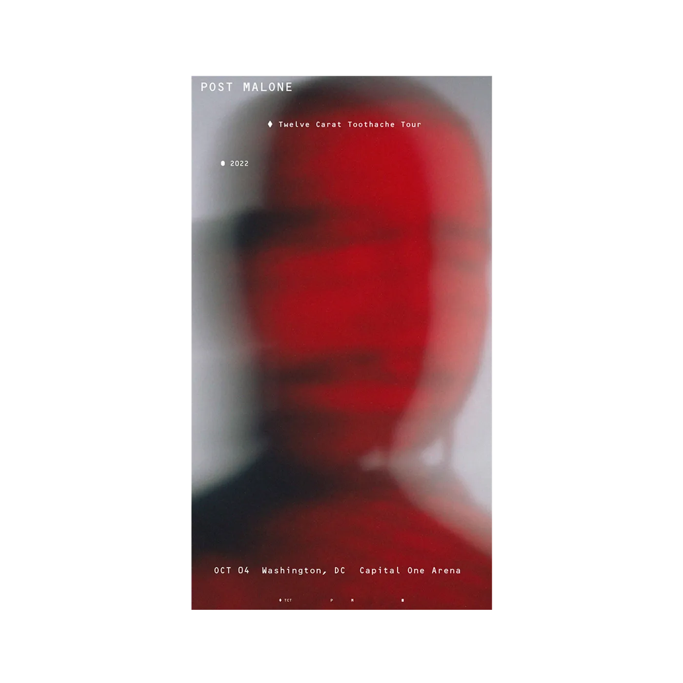 Post Malone Twelve Carat Toothache Tour Poster