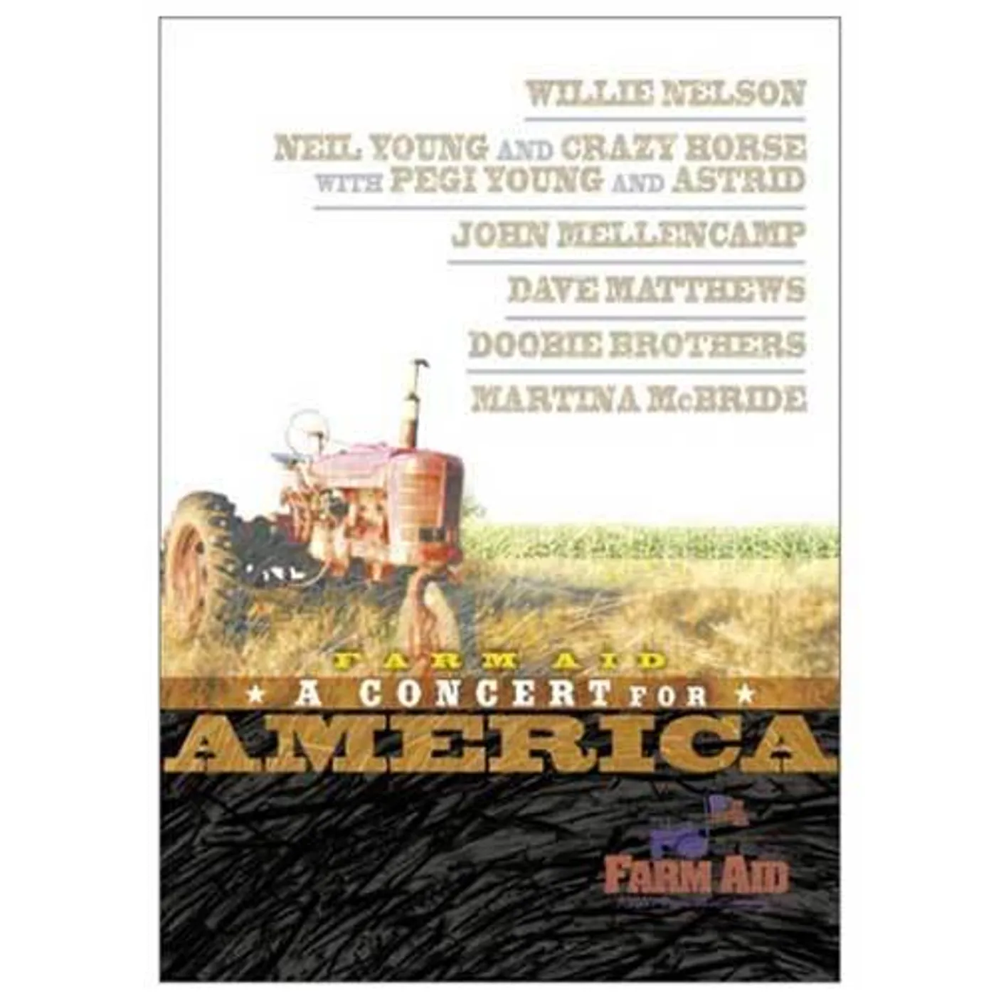 John Mellencamp Farm Aid 2001  Concert For America VHS