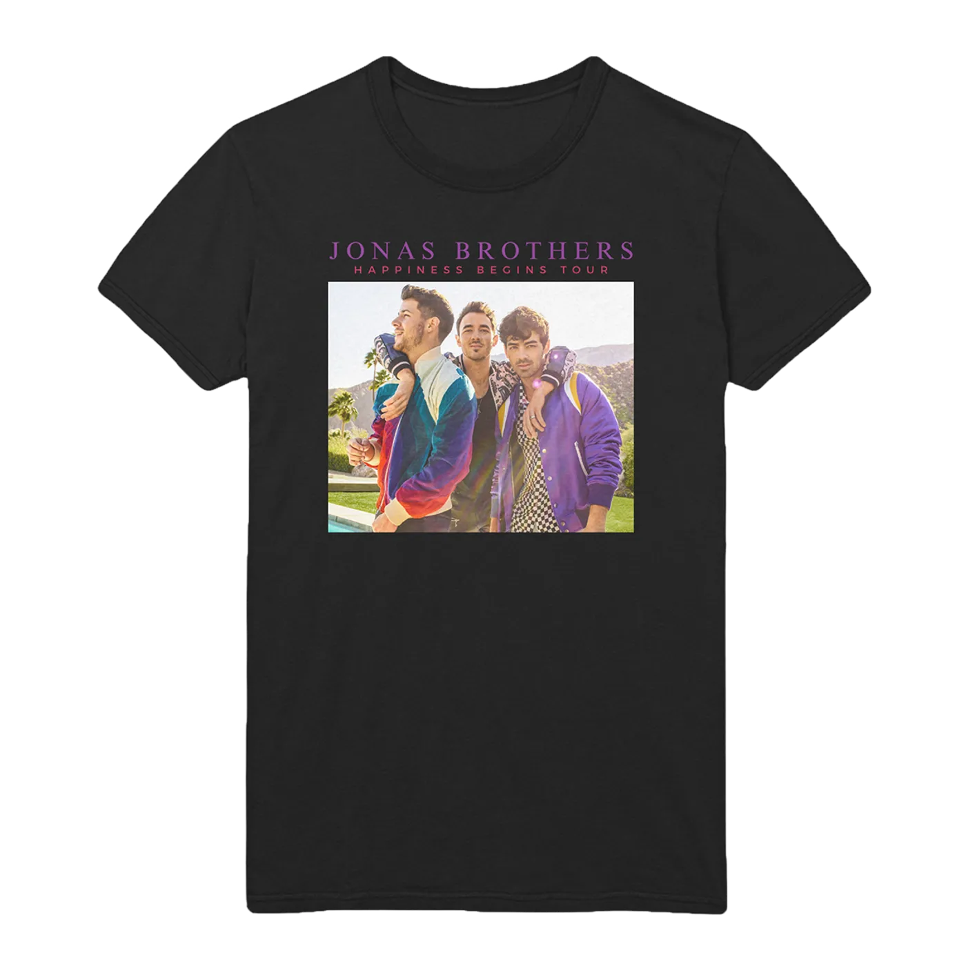 Jonas Brothers BLACK HAPPY HILLS TEE