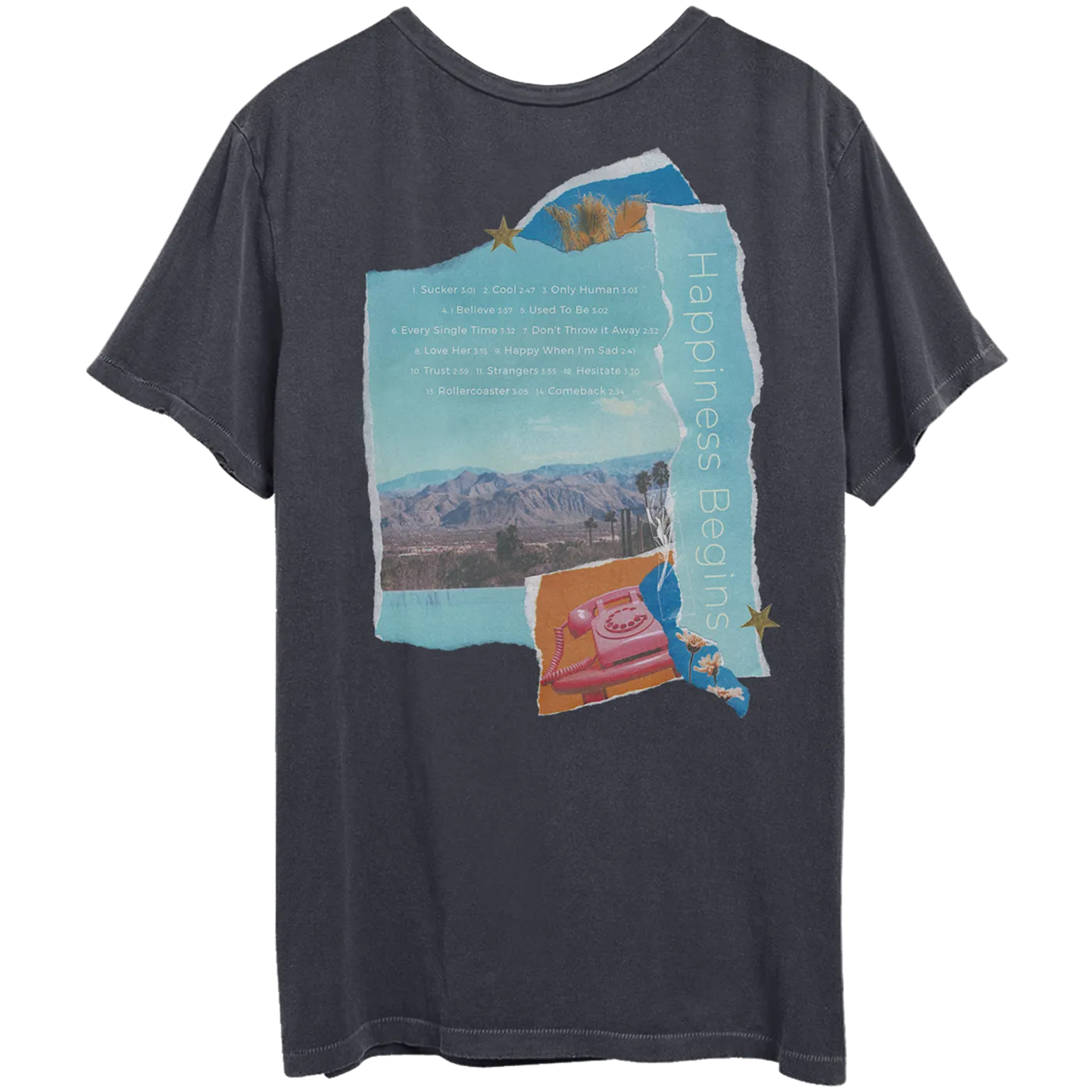 Jonas Brothers HAPPINESS BEGINS ALBUM THROWBACK TEE