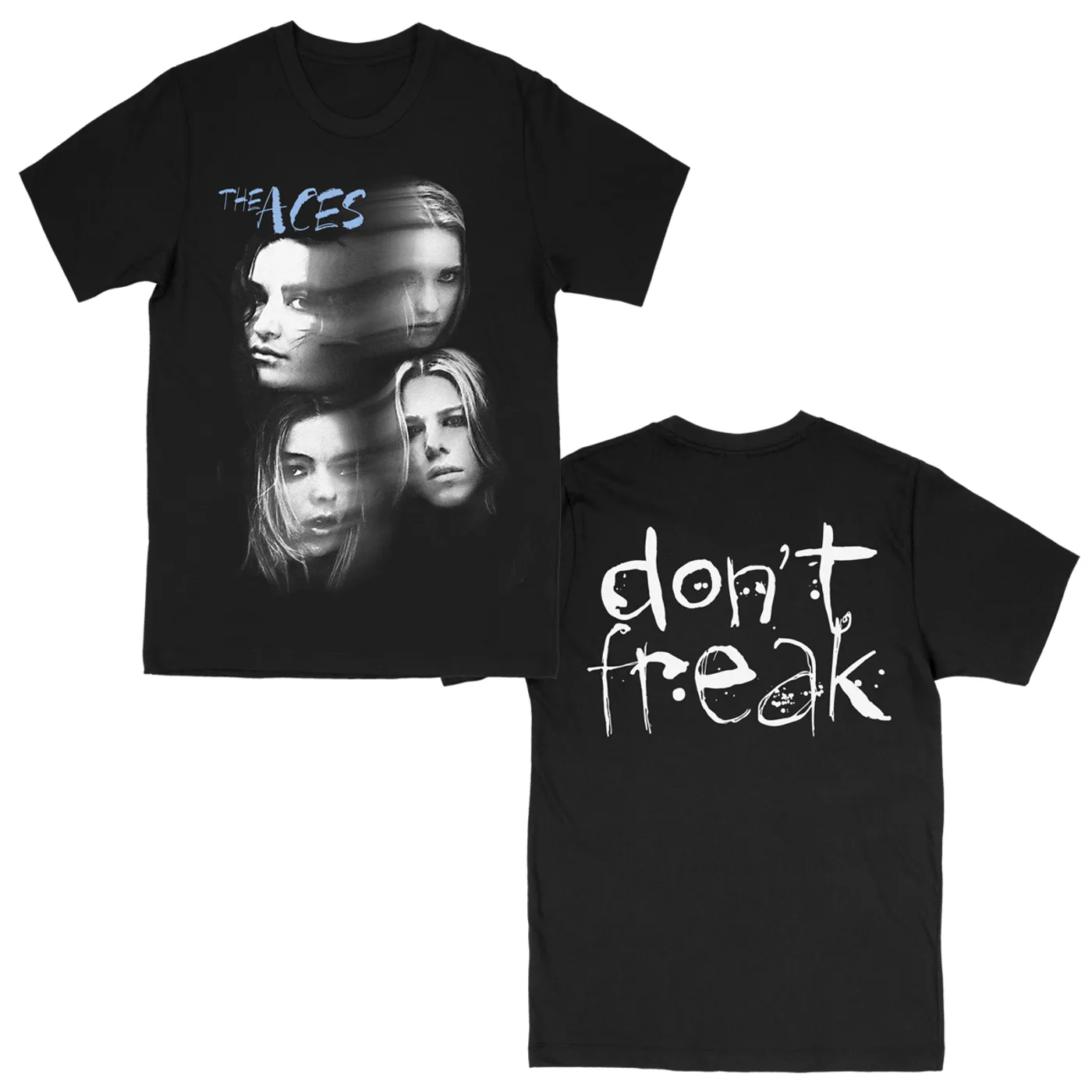 The Aces Don't Freak Tour T-shirt - Black
