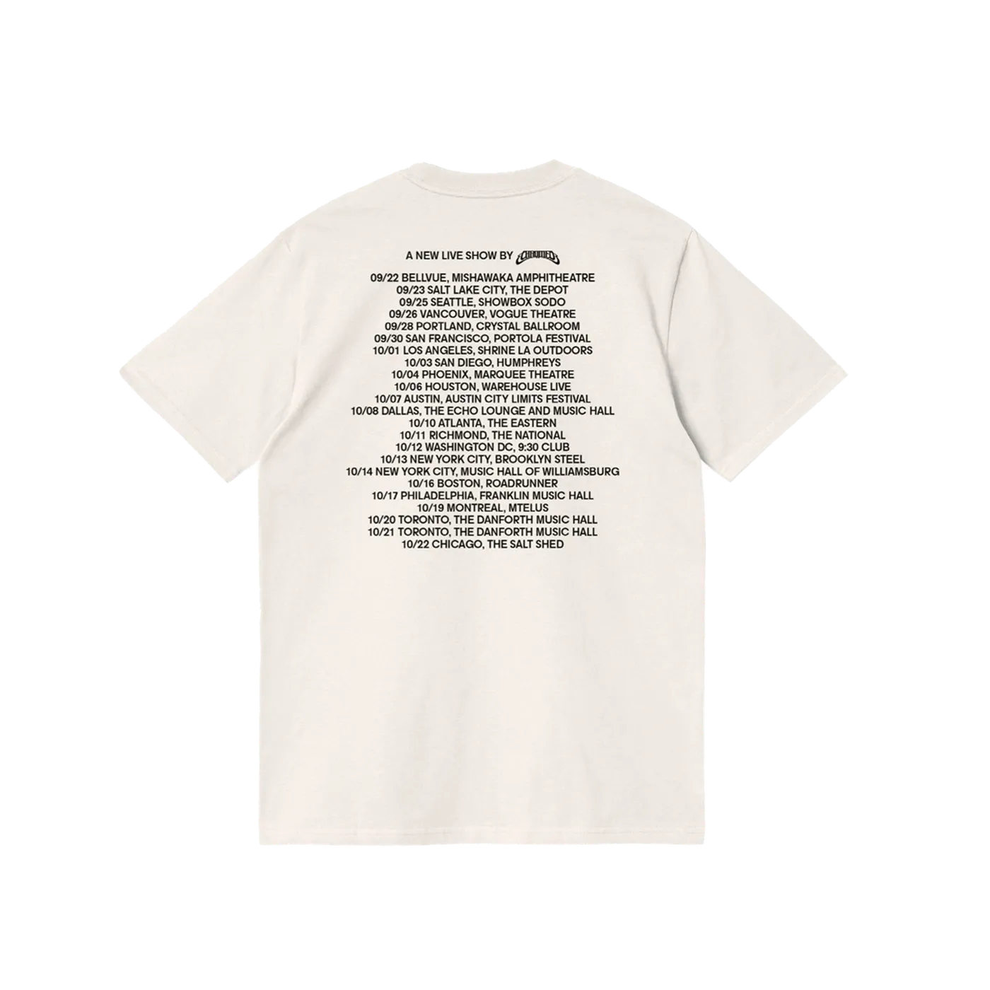 Chromeo FUNK YOURSELF TOUR T-SHIRT