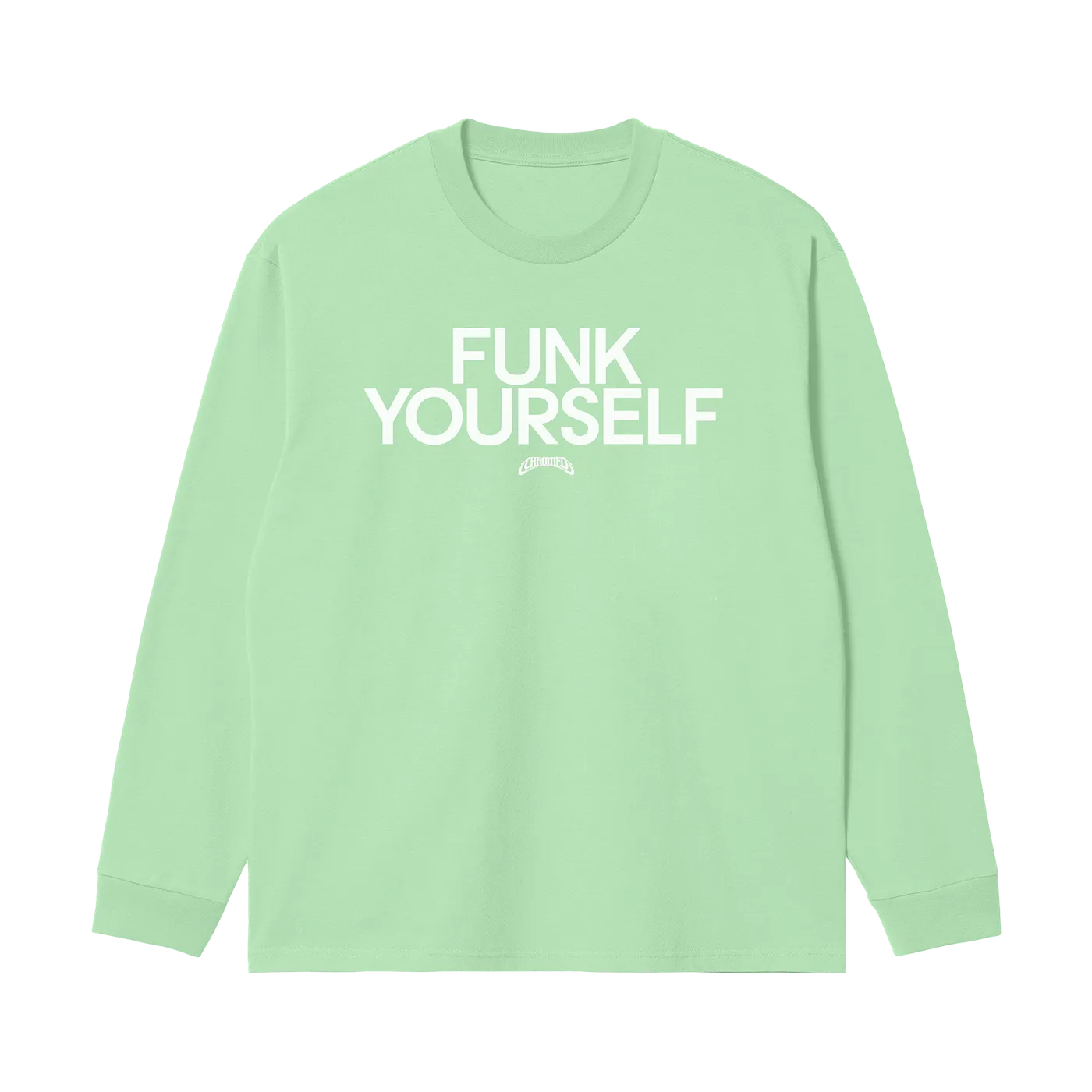 Chromeo FUNK YOURSELF LONG SLEEVE (PASTEL MINT)