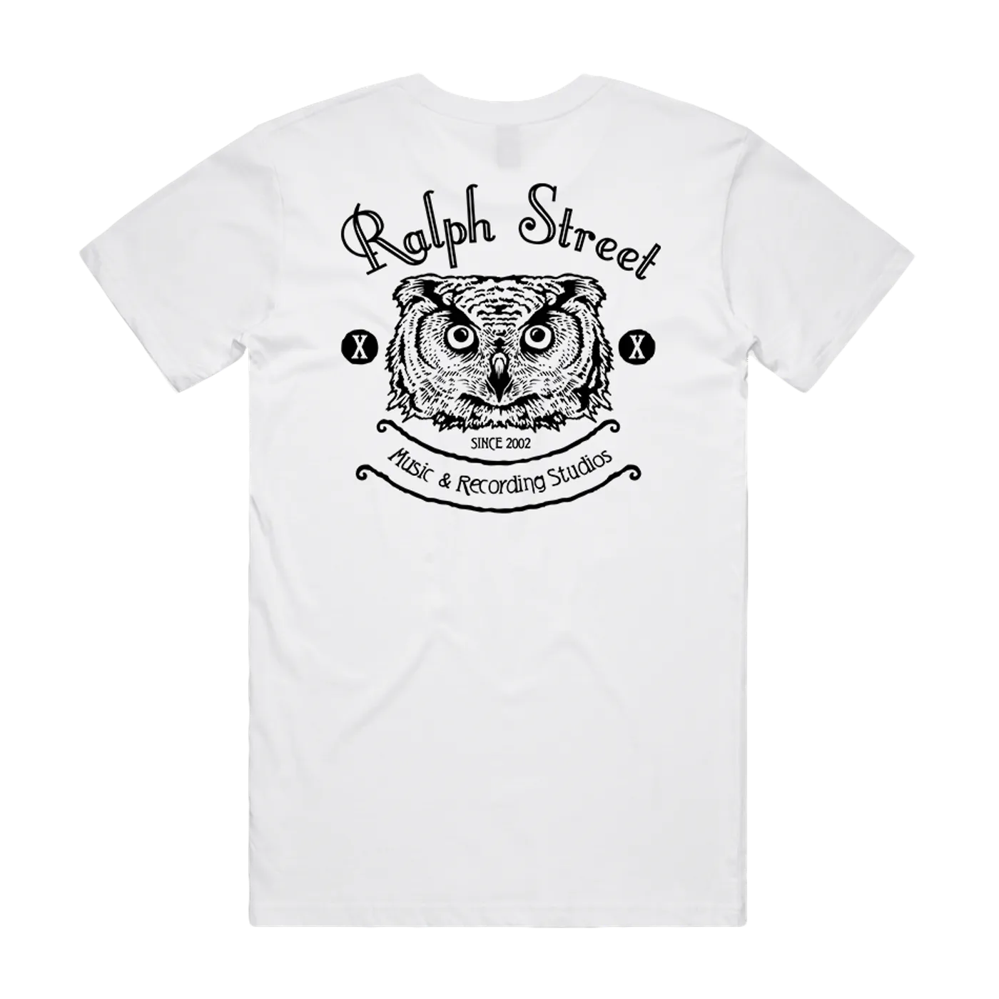 "Ralph Street Logo" White T-Shirt