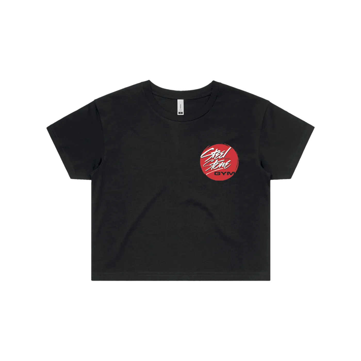 Steel And Stone Gym "Abandon All Hope" Crop T-Shirt